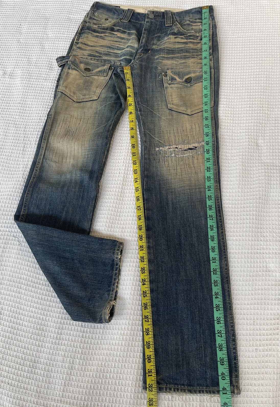 Hysteric Glamour Vintage 90s🔥BARTACK x QUADRO🔥Distressed Carpenter Denim Size US 30 / EU 46 - 8 Thumbnail