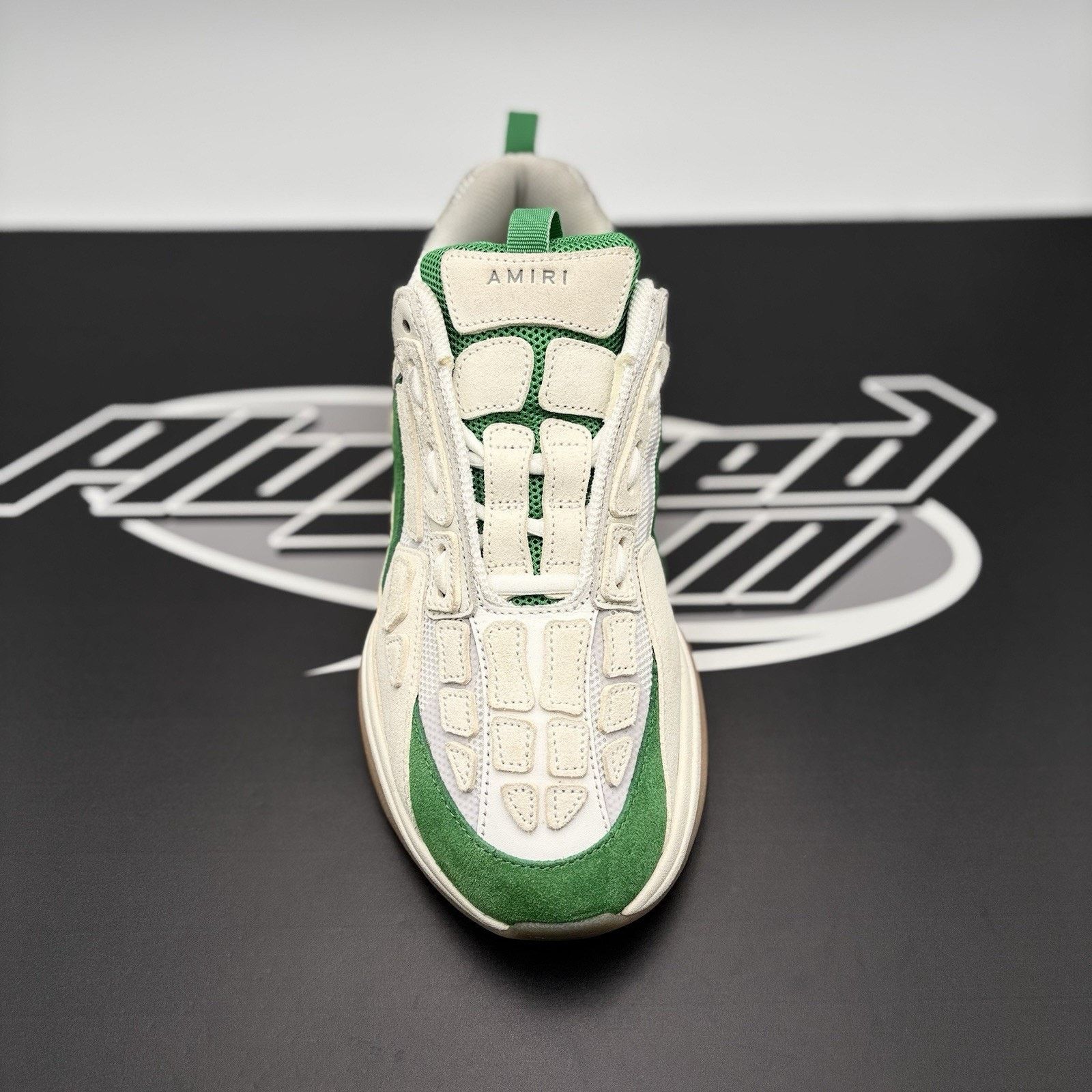 Amiri Amiri Bone Runner ' Tennis Green ' | EXCELLENT! Size US 10 / EU 43 - 5 Thumbnail