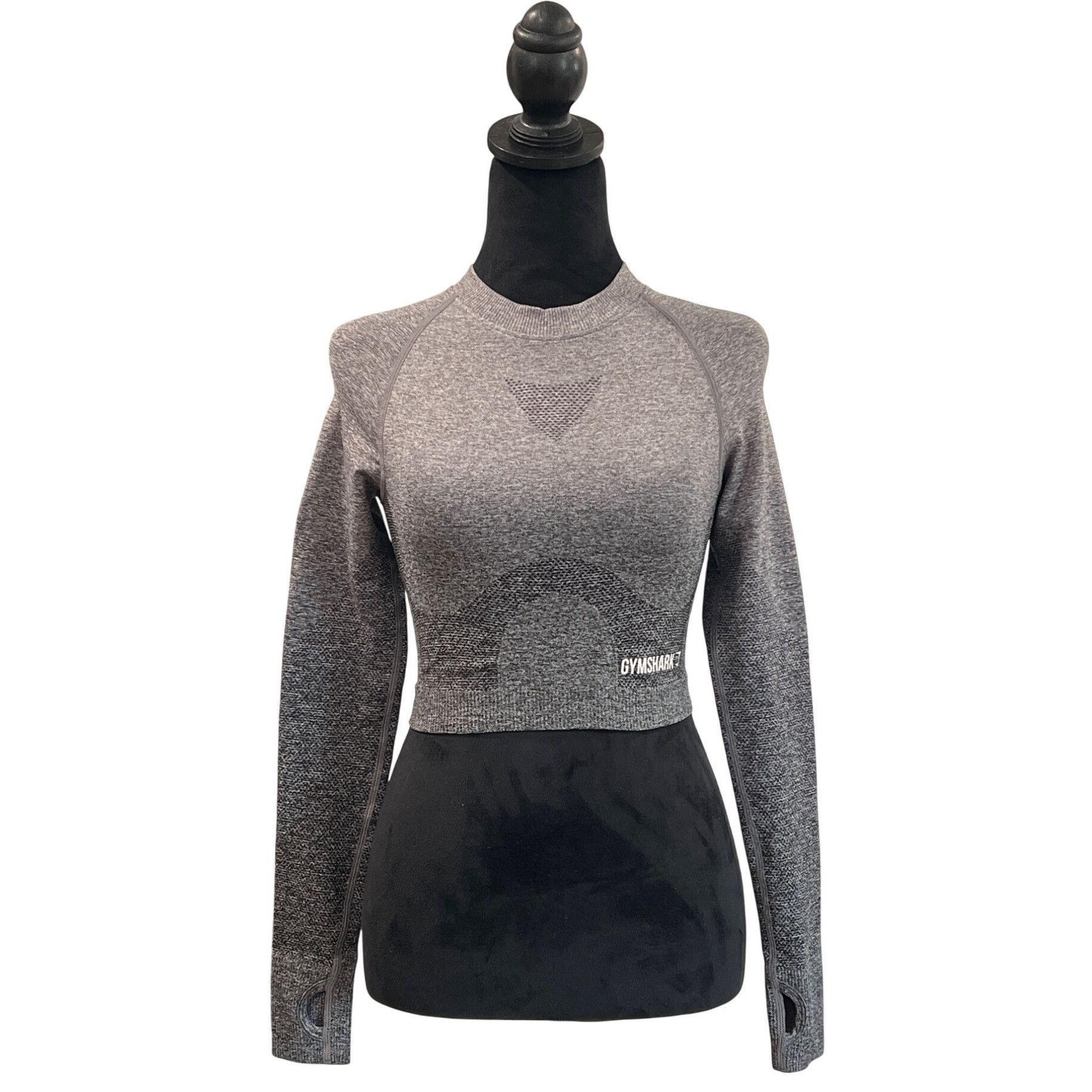 Gymshark Gymshark Womens Long Sleeve Seamless Crop Top Size Small Size S / US 4 / IT 40 - 2 Thumbnail