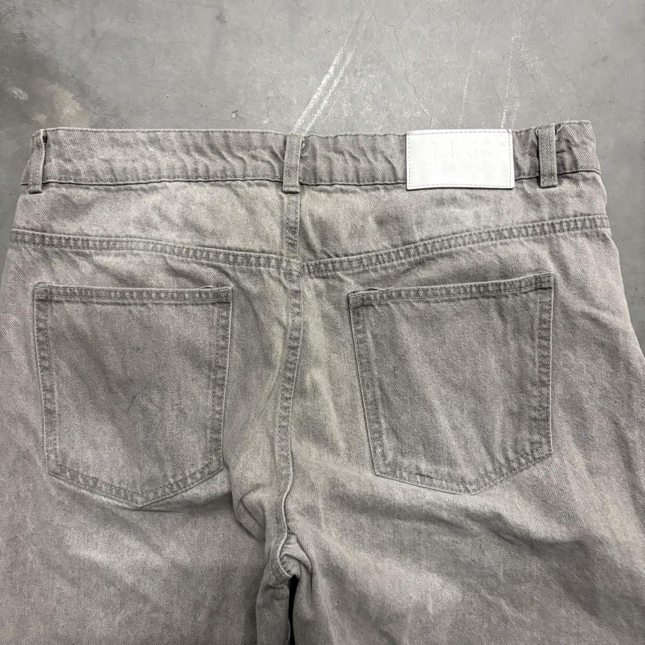 Boohoo × Vintage Crazy Vintage Y2K/2000s Baggy Wideleg Grey Boohoo Man Denim Jeans! Size US 36 / EU 52 - 7 Thumbnail