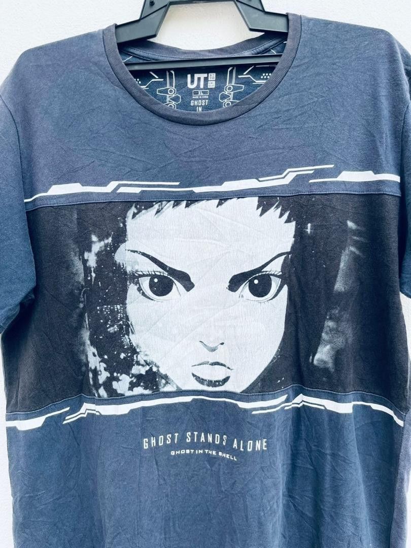 Japanese Brand Vintage Ghost In The Shell Ghost Stands Alone Shirt Size US L / EU 52-54 / 3 - 3 Thumbnail
