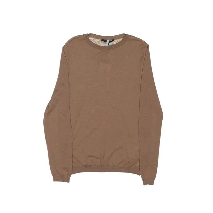 Gucci Gucci Brown Long Sleeve Knit Top Size US L / EU 52-54 / 3 - 1 Thumbnail