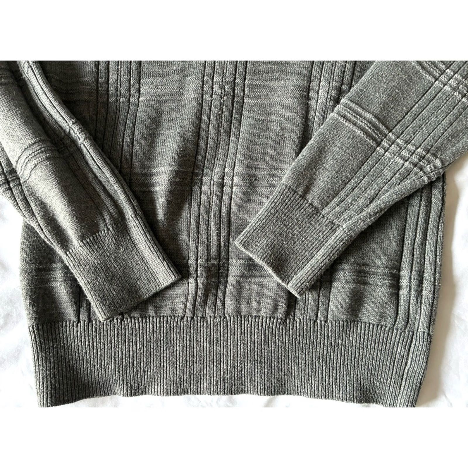 Vintage AT&T Logo Sweater Pullover | Men’s S | Gray Knit Crew Neck Long Sleeve Workwear Casual Pullover Shirt Size US S / EU 44-46 / 1 - 3 Thumbnail
