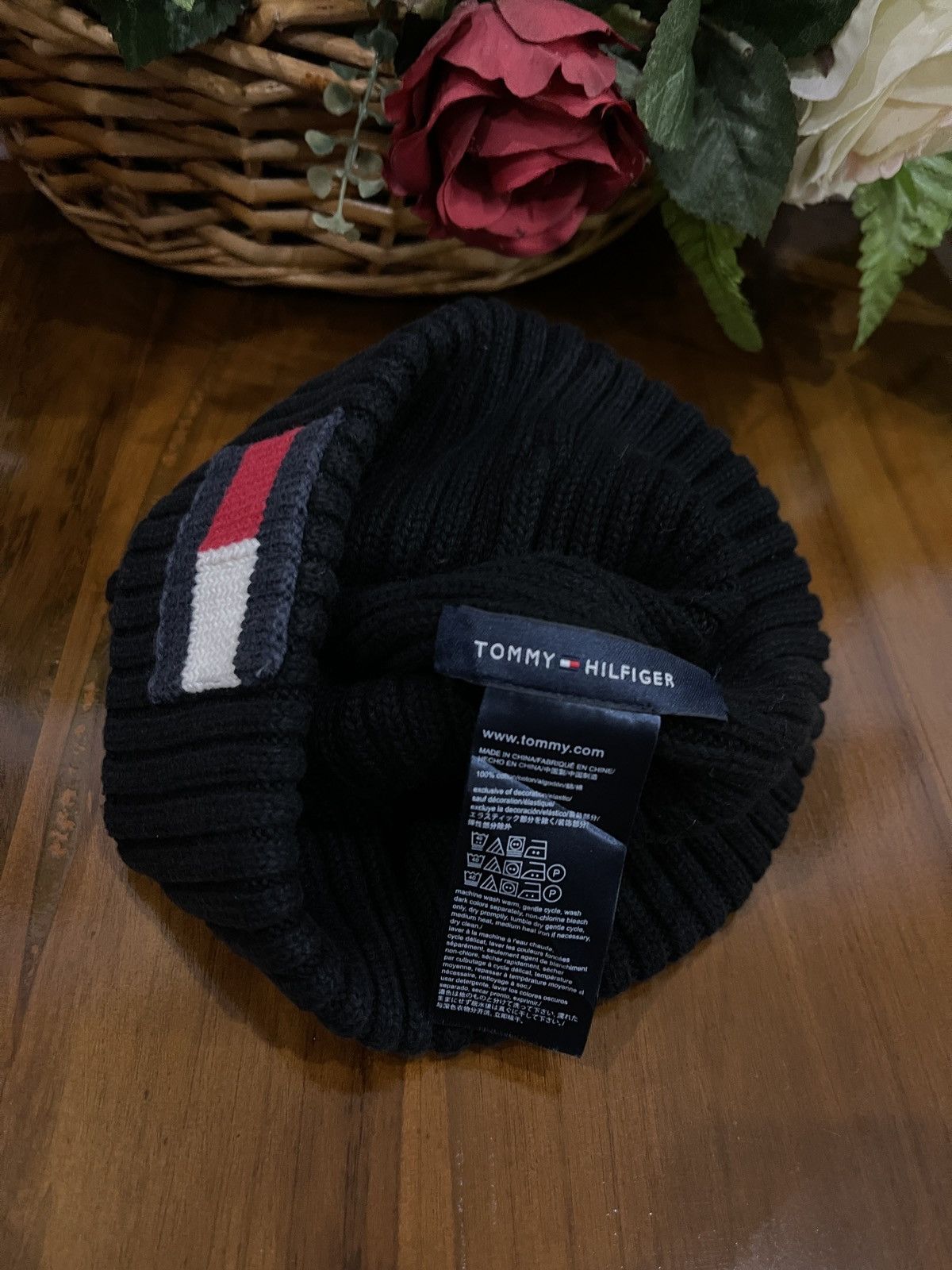 Tommy Hilfiger Tommy Hilfiger Big Logo Beanie Hats Size ONE SIZE - 3 Thumbnail