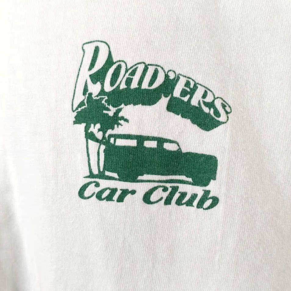 Hanes VINTAGE Hanes Roaders Car Club T Shirt Mens XL White Y2K Classic Woody Wagon Size US XL / EU 56 / 4 - 3 Thumbnail