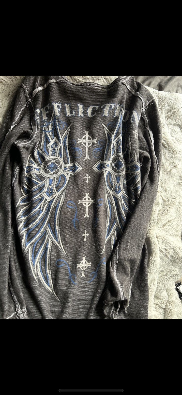 Affliction Rare* reversible affliction long sleeve Size US M / EU 48-50 / 2 - 1 Thumbnail