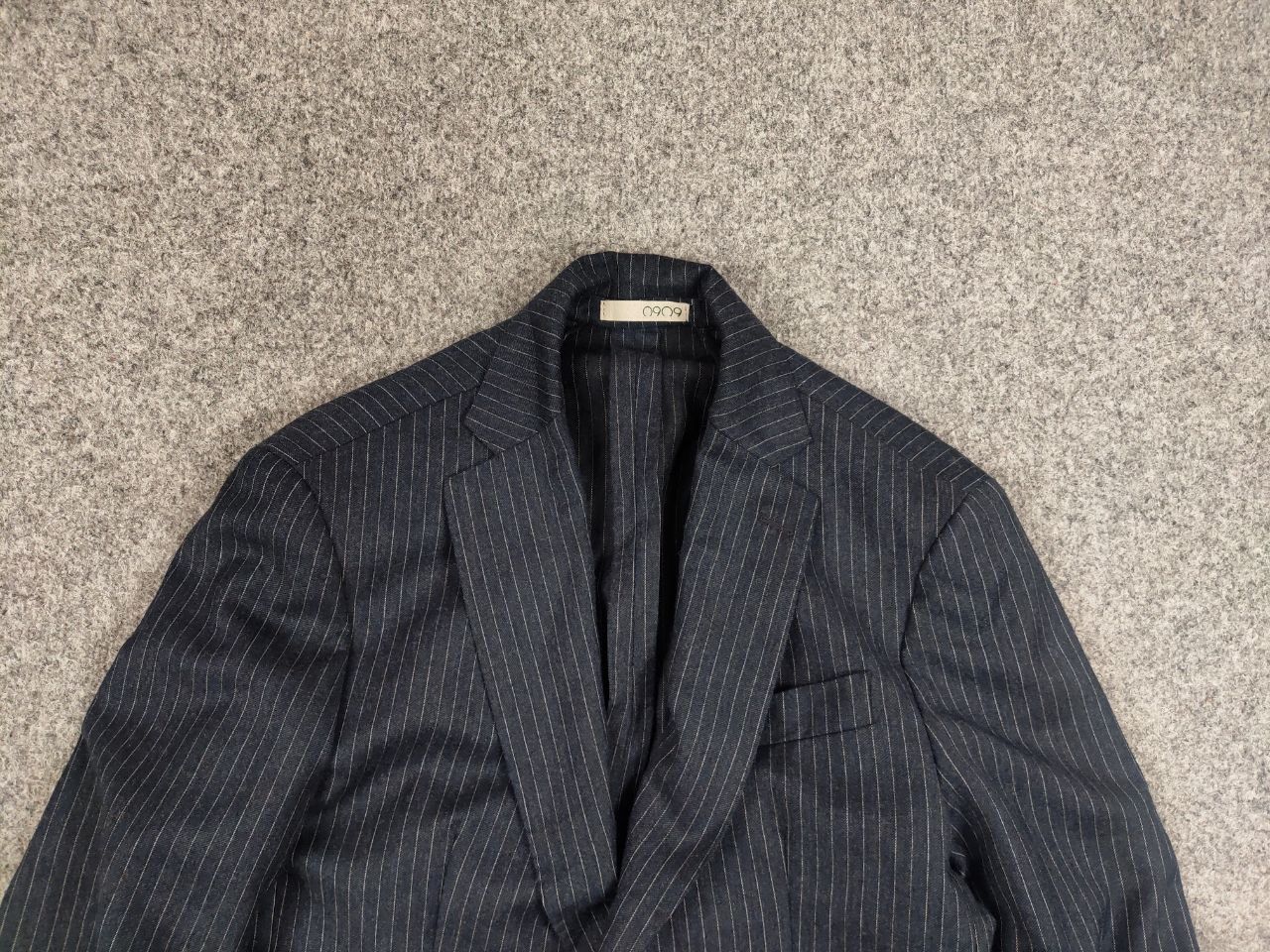 Other 0909 Fatto in Italy Design Blue Striped Blazer Jacket Size US M / EU 48-50 / 2 - 8 Thumbnail