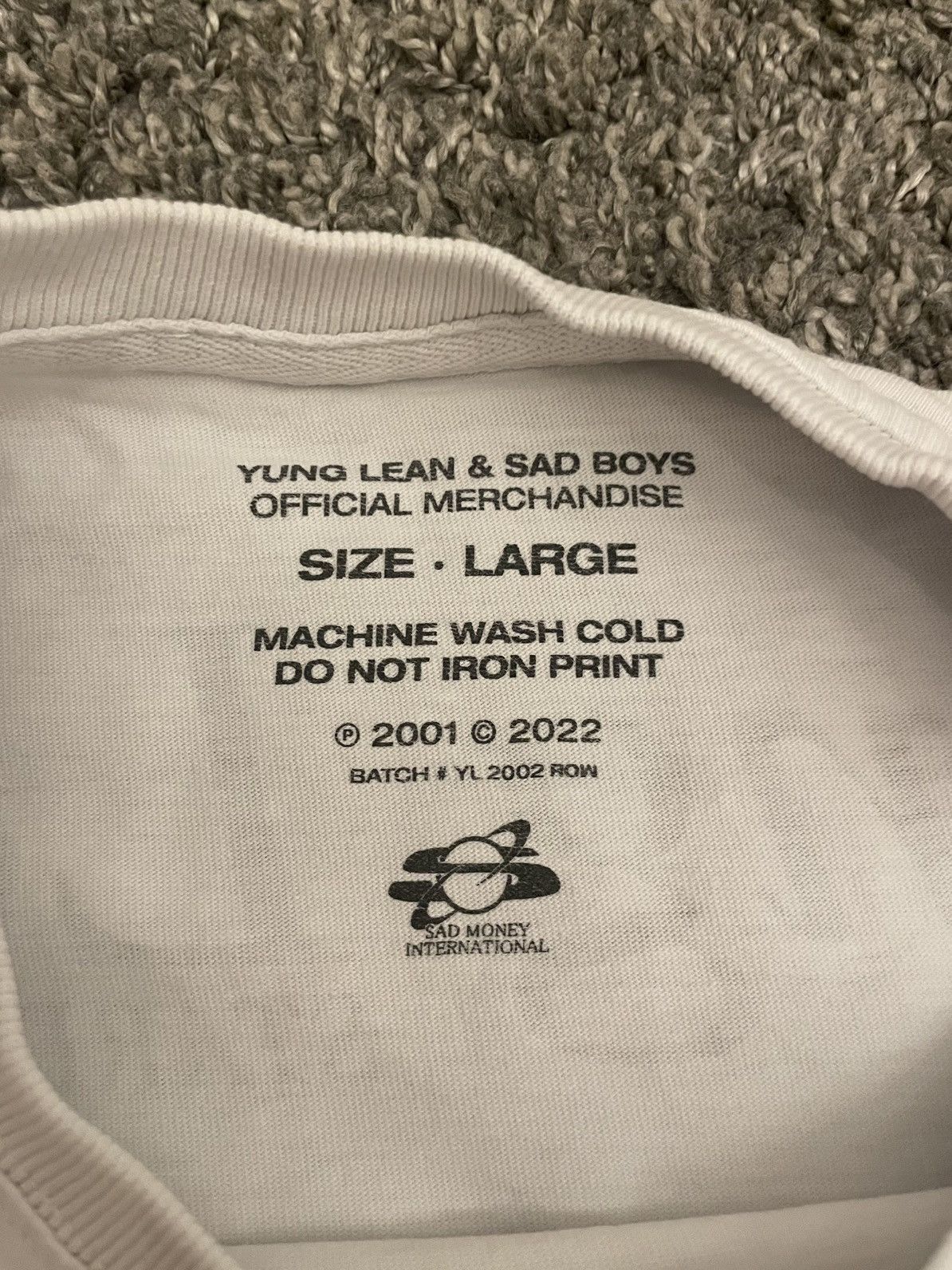 Yung Lean Yung Lean Stardust Tour Tshirt Size US L / EU 52-54 / 3 - 4 Thumbnail