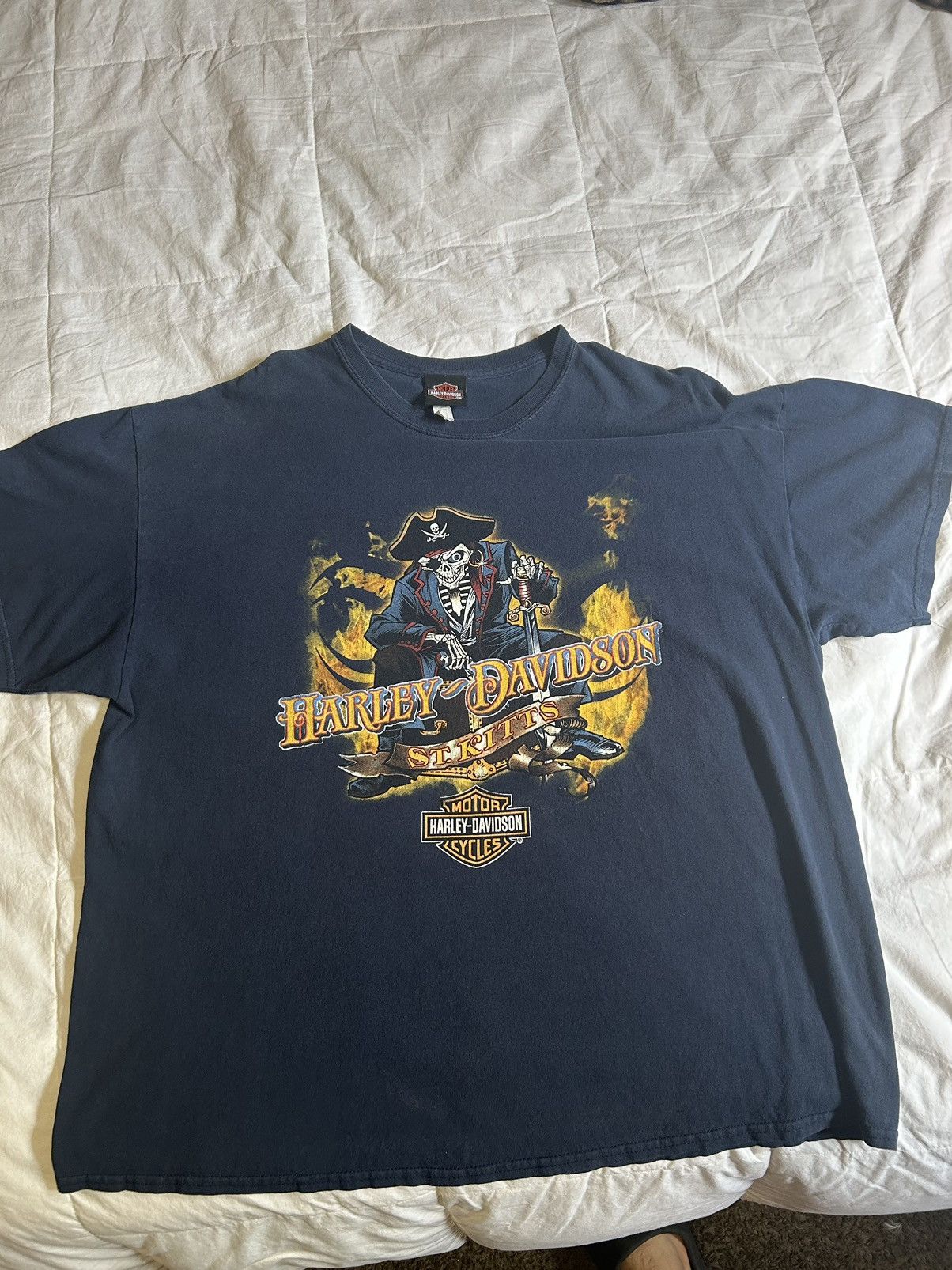 Harley Davidson × Vintage Vintage Harley Davidson Tee Size US XXL / EU 58 / 5 - 1 Thumbnail