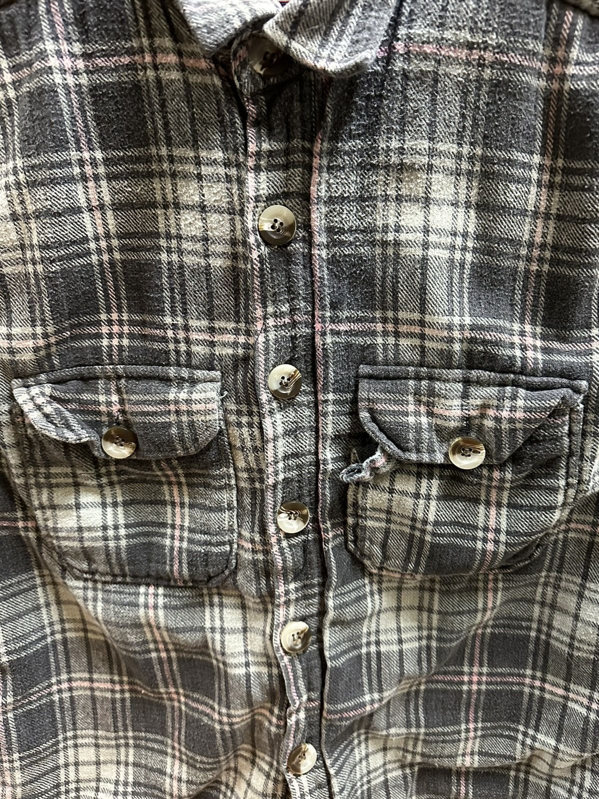Vintage Vintage Chams Sherpa Lined Plaid Vest Large Size L / US 10 / IT 46 - 4 Thumbnail