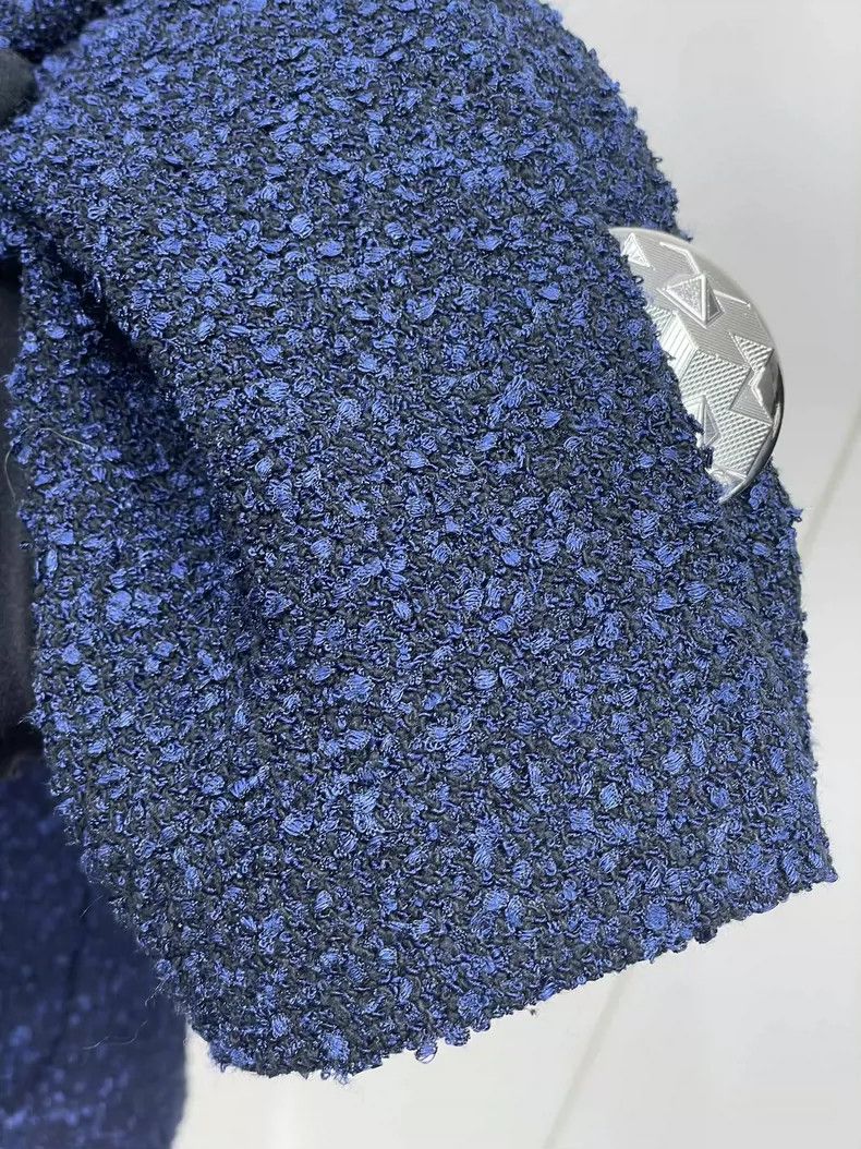 Chanel Chanel 16S blue tweed jacket Size M / US 6-8 / IT 42-44 - 3 Thumbnail