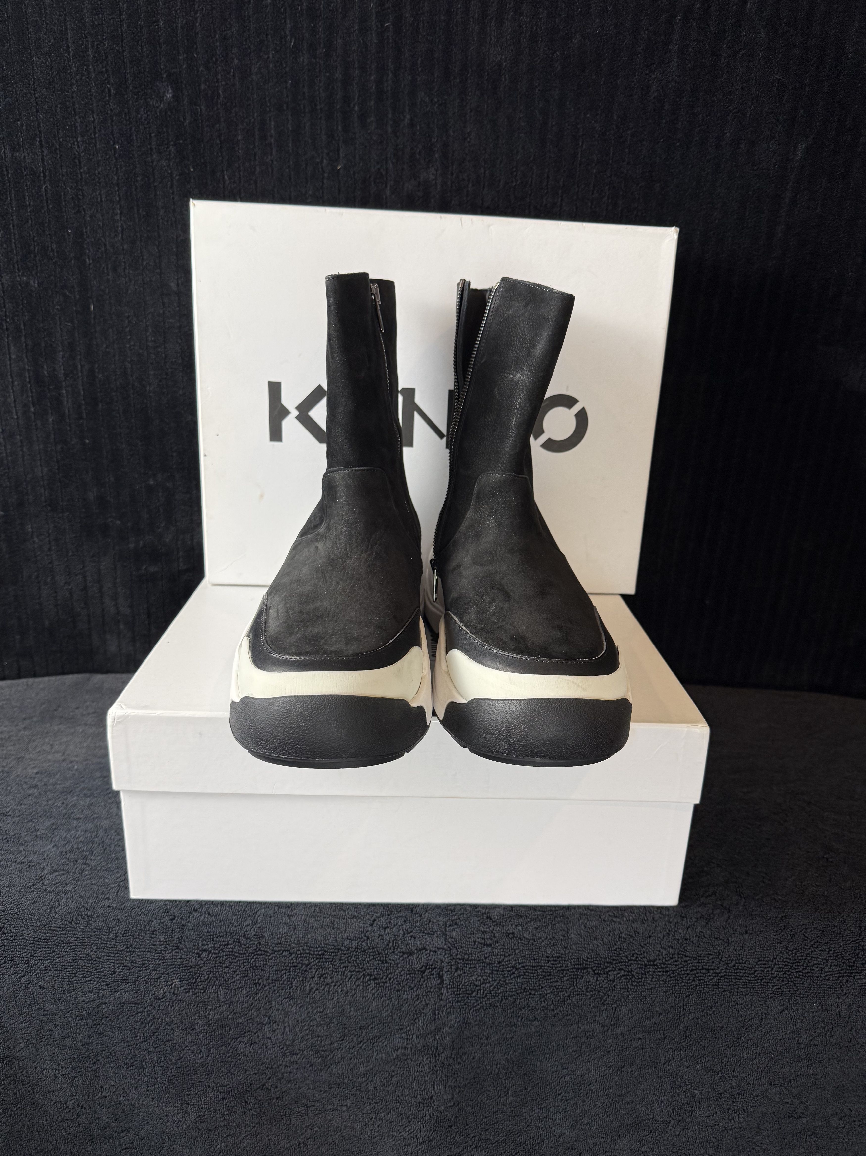 Kenzo Kenzo Men’s K-Skate / K-Lift Suede Chunky Sole Boots Size US 9 / EU 42 - 7 Thumbnail