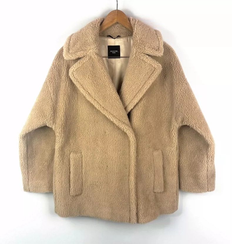 Max Mara Max Mara Camel teddy suit Size S / US 4 / IT 40 - 1 Thumbnail