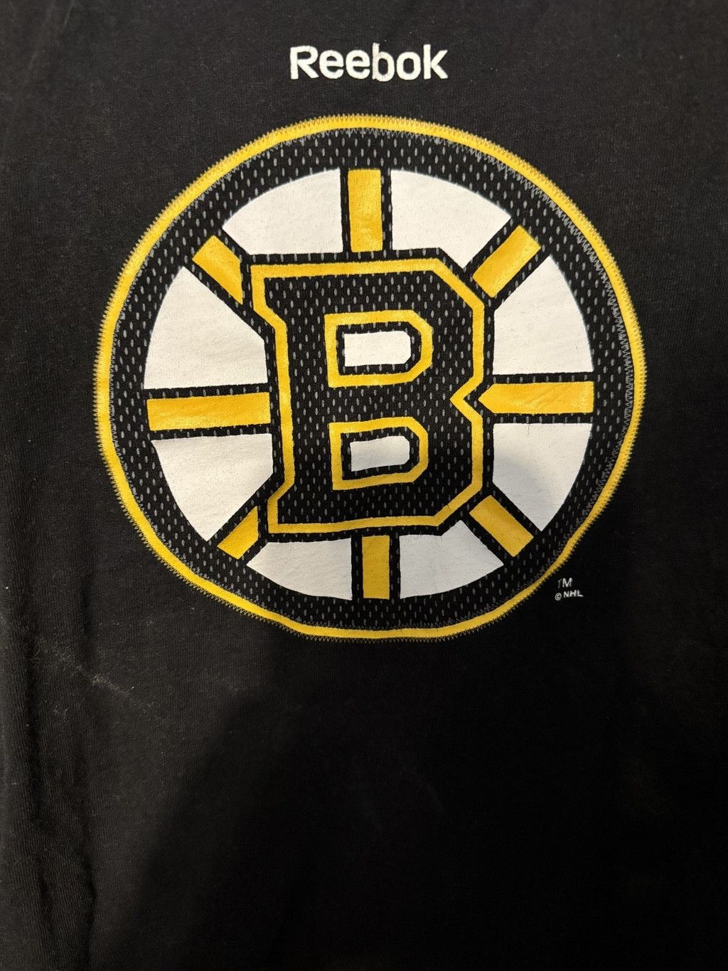 Reebok Boston Bruins Reebok Long Sleeve Tee Kid's Sz XL Black Size US L / EU 52-54 / 3 - 4 Thumbnail