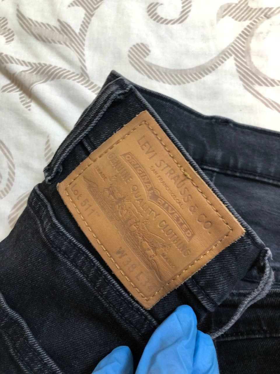 Levi's Levis 511 Slim fit Straight Black Fade Jeans Size US 38 / EU 54 - 4 Thumbnail