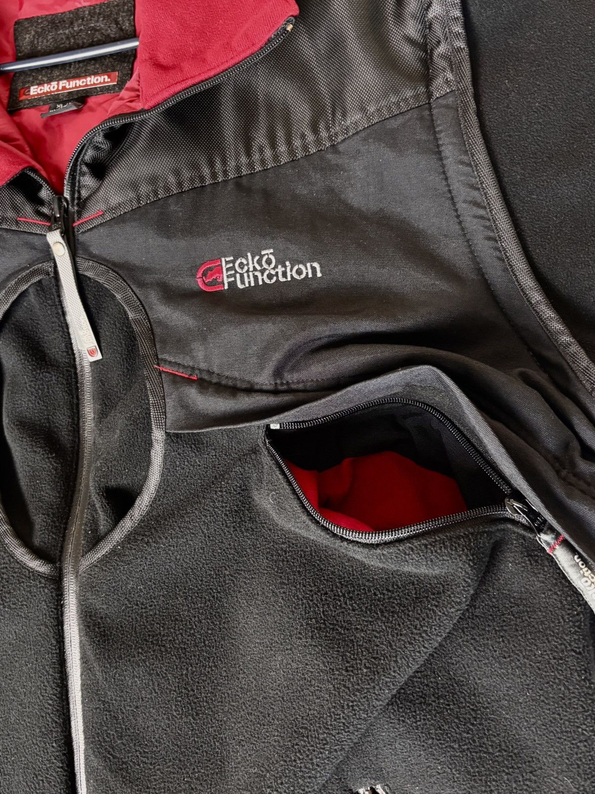Ecko Unltd. Eckō Function 6 Pocket Convertible Zip Up Fleece Tech Jacket Size US XL / EU 56 / 4 - 10 Thumbnail