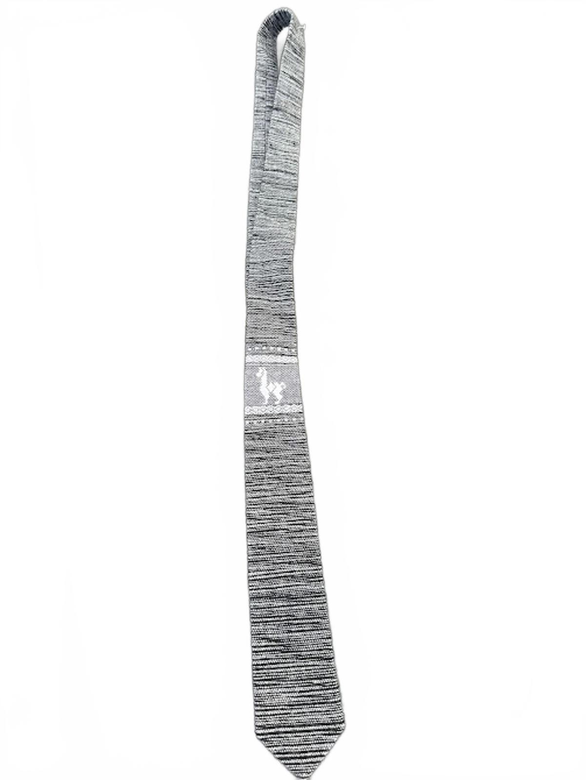 Other Vintage Black White Llama Knit Tie 56” Size ONE SIZE - 2 Thumbnail