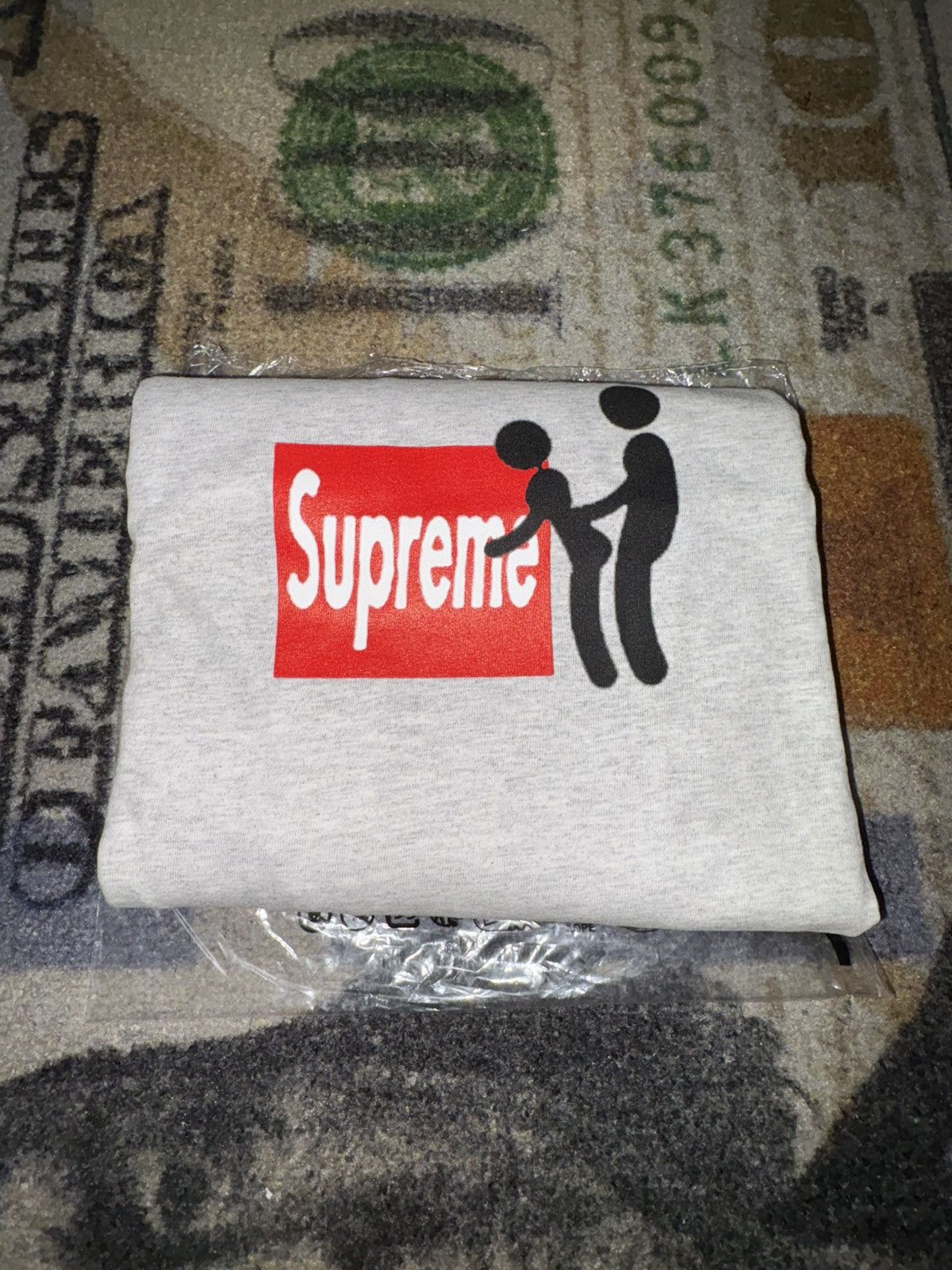 Supreme Supreme Stick Tee Grey Size US XXL / EU 58 / 5 - 1 Thumbnail