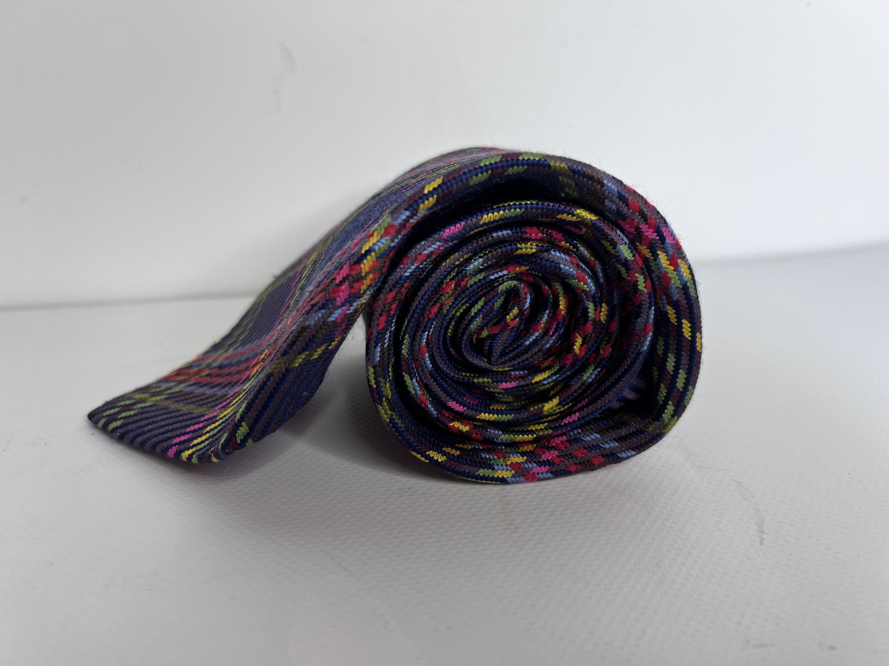 Etro ETRO SILK NECK TIE ITALY LUXURY MULTICOLOR STRIPE Size ONE SIZE - 3 Thumbnail