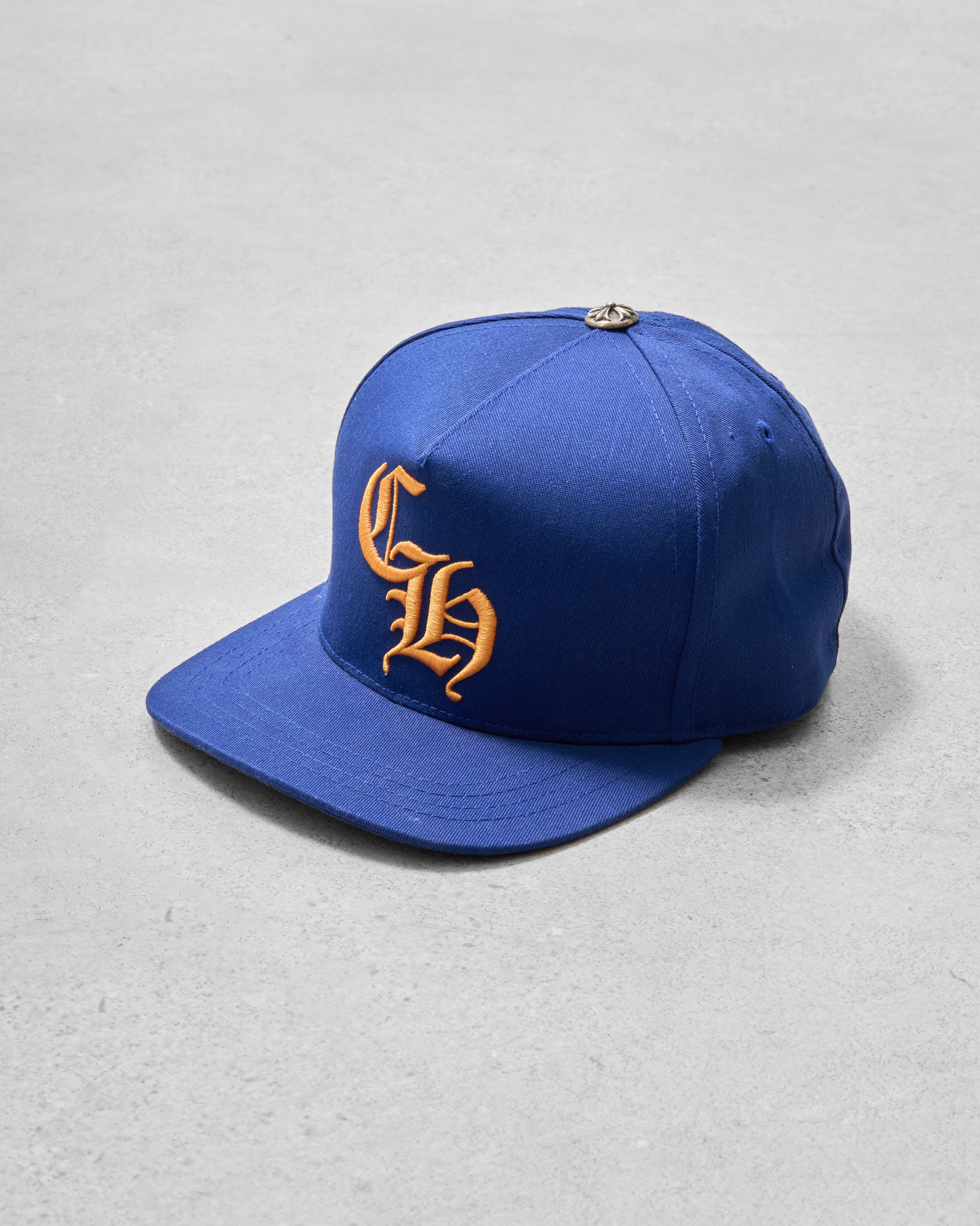 Chrome Hearts CHROME HEARTS CH Leather Patch Baseball Cap BLUE/ORANGE Size ONE SIZE - 1 Thumbnail