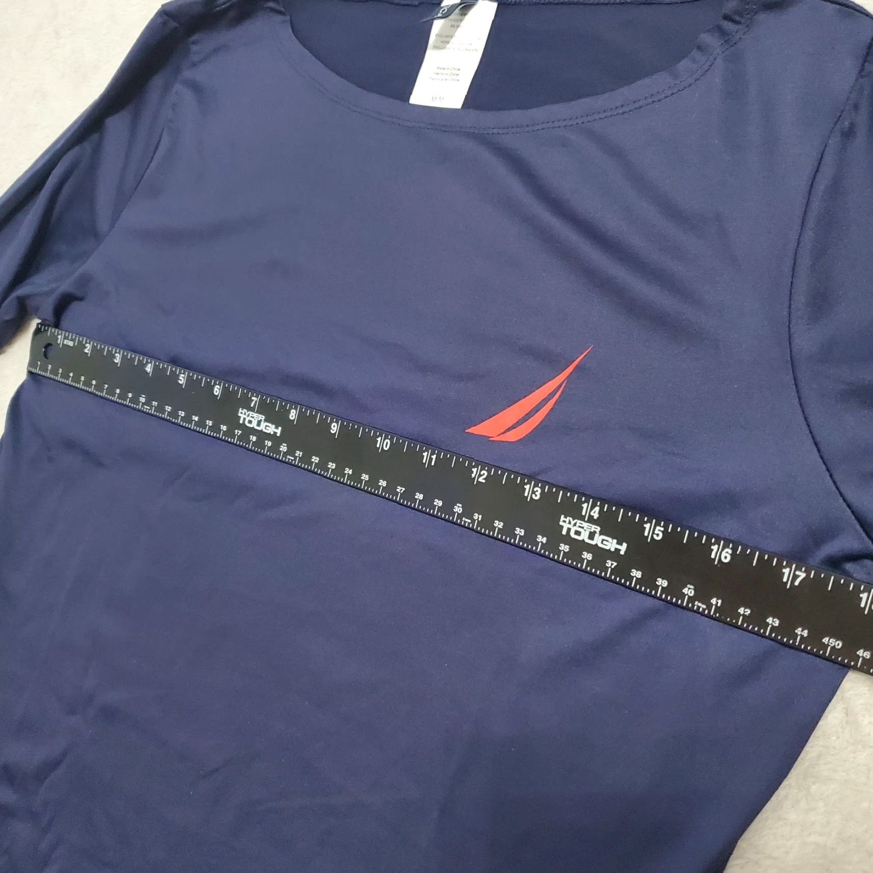 Nautica Nautica Womens Active Dress M Blue Swim Cover Up Stretch 3/4 Sleeve Athleisure Size M / US 6-8 / IT 42-44 - 7 Thumbnail