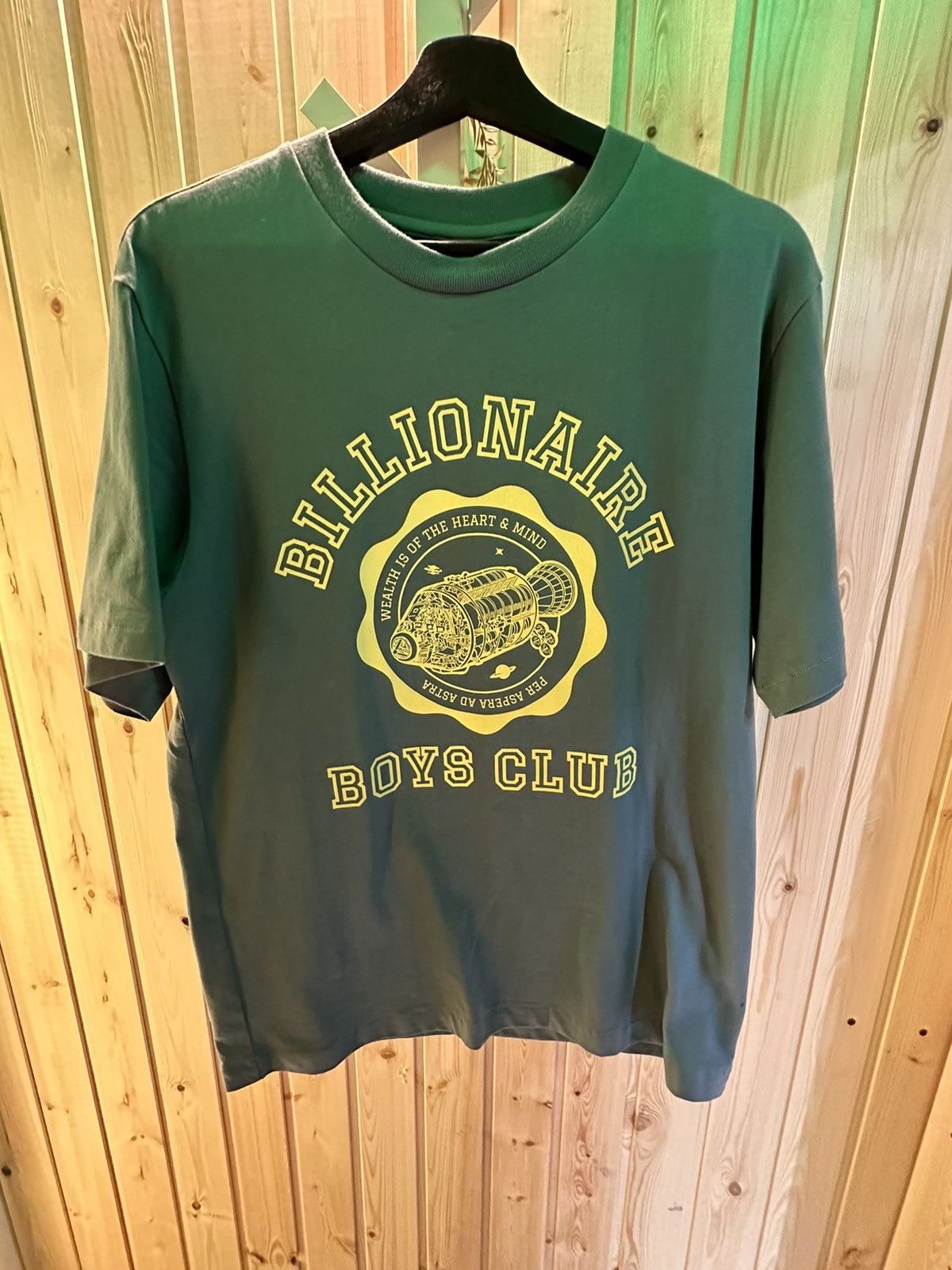 image of Billionaire Boys Club Academy Tee in Green, Men's (Size Small)