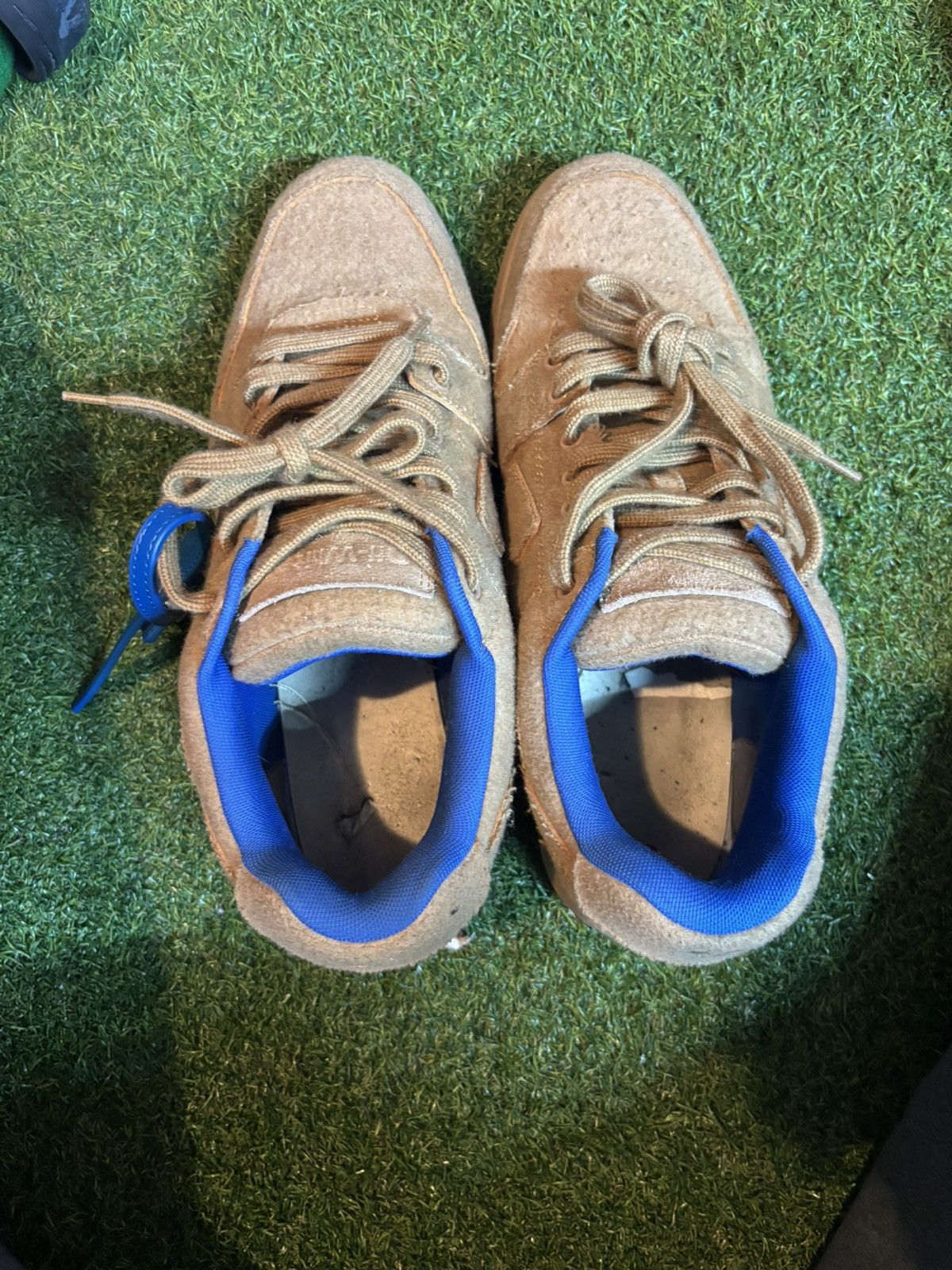 Off-White Off White Out Of Office ‘Camel’ Size US 12 / EU 45 - 9 Thumbnail