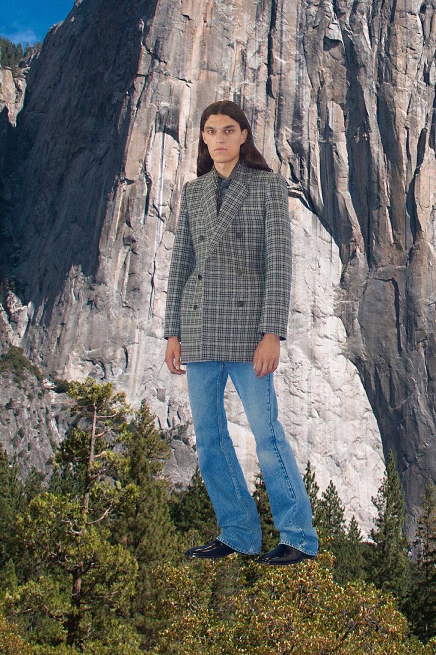 Balenciaga Balenciaga - SAMPLE - Resort 2019 - Flared Denim Jean Size US 30 / EU 46 - 1 Thumbnail