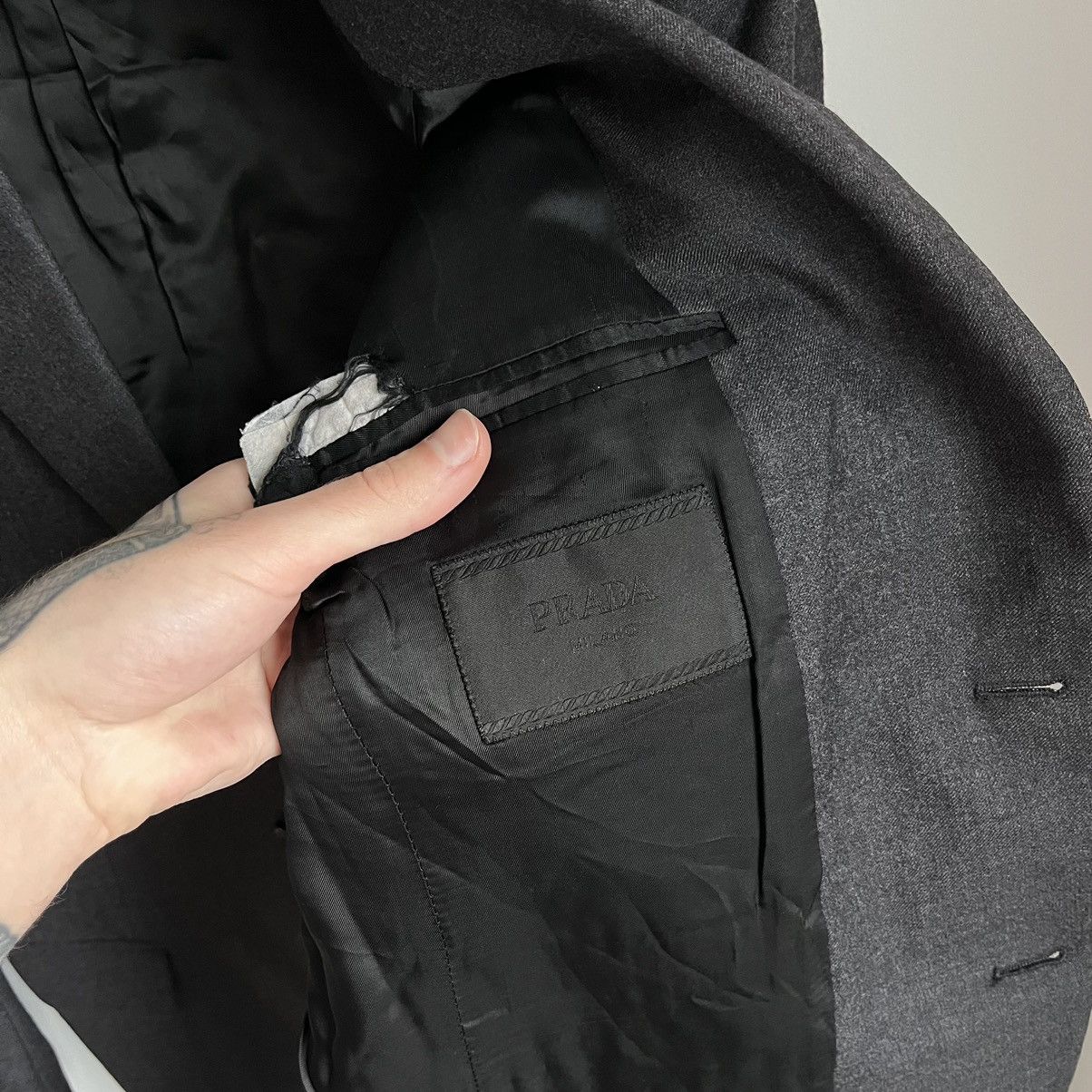 Prada Luxury Prada Men’s Blazer 52R Size 52R - 5 Thumbnail