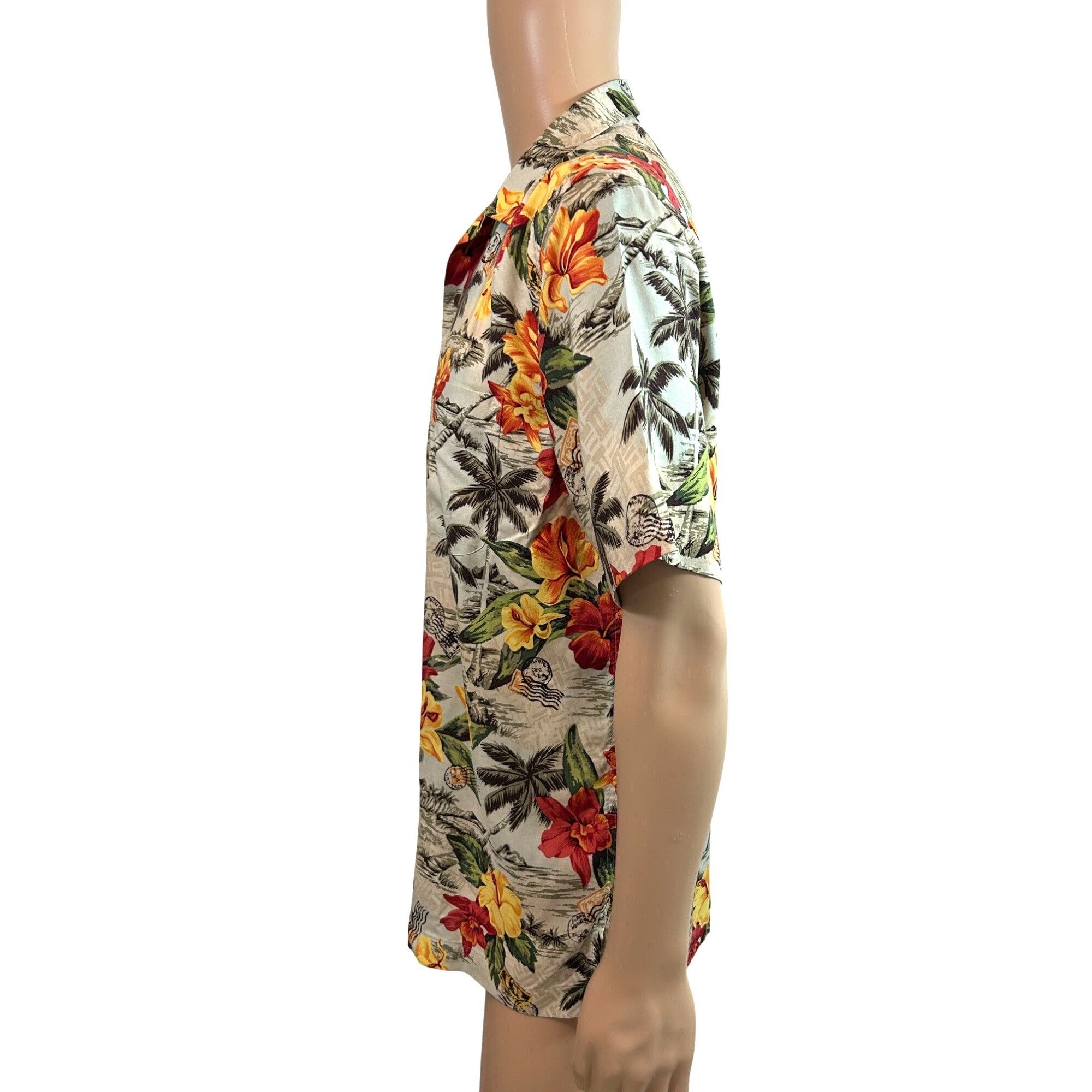 Lands' End Lands’ End Men’s Vtg Hawaiian Shirt M Short Sleeve Collared Size US M / EU 48-50 / 2 - 2 Thumbnail