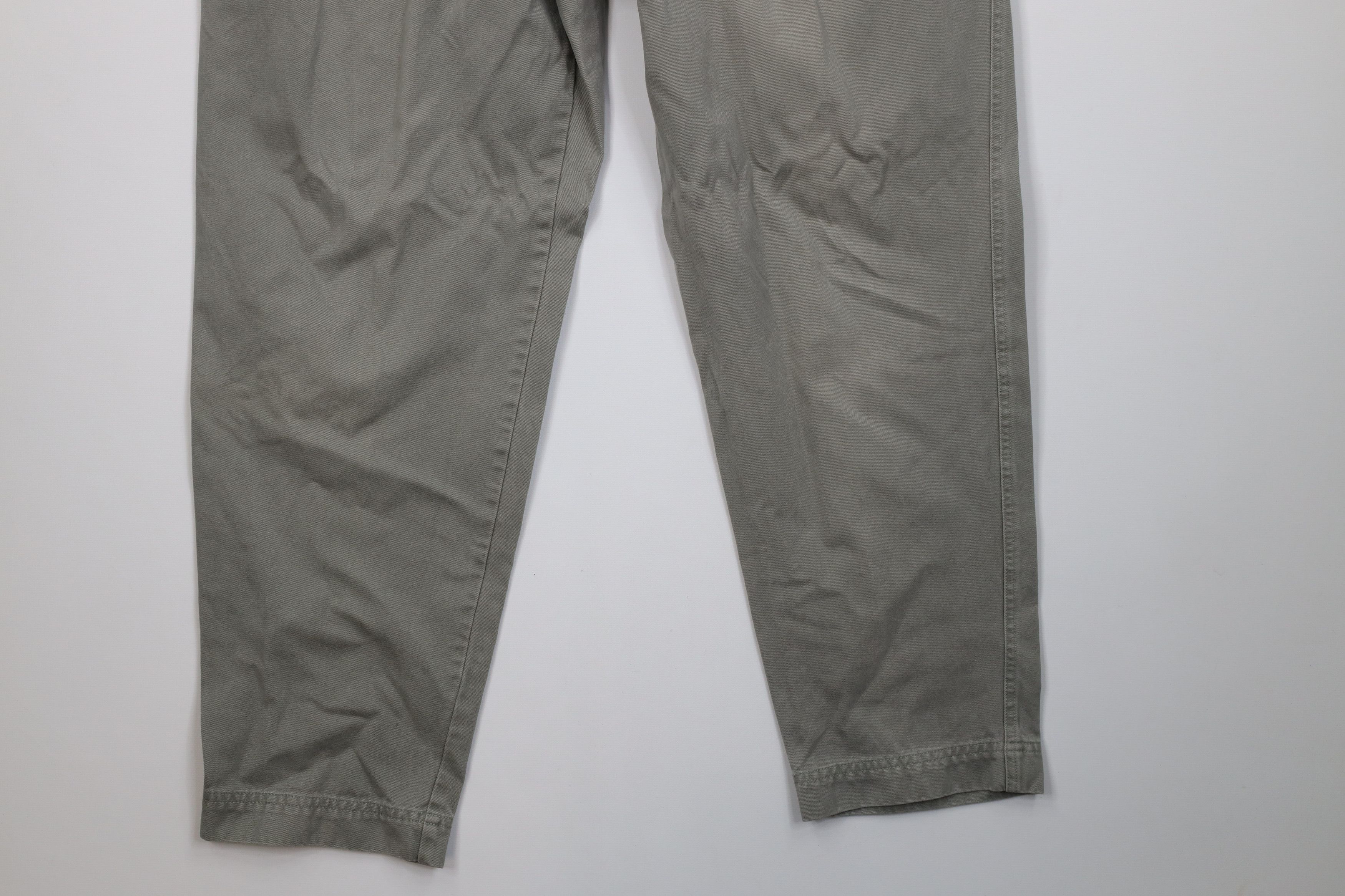 Eddie Bauer Vintage 90s Eddie Bauer Stonewash Heavy Cargo Trekking Pants Size 40" / US 18 - 4 Thumbnail