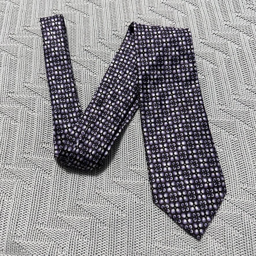 Ermenegildo Zegna Ermenegildo Zegna purple floral silk tie Size ONE SIZE - 1 Thumbnail