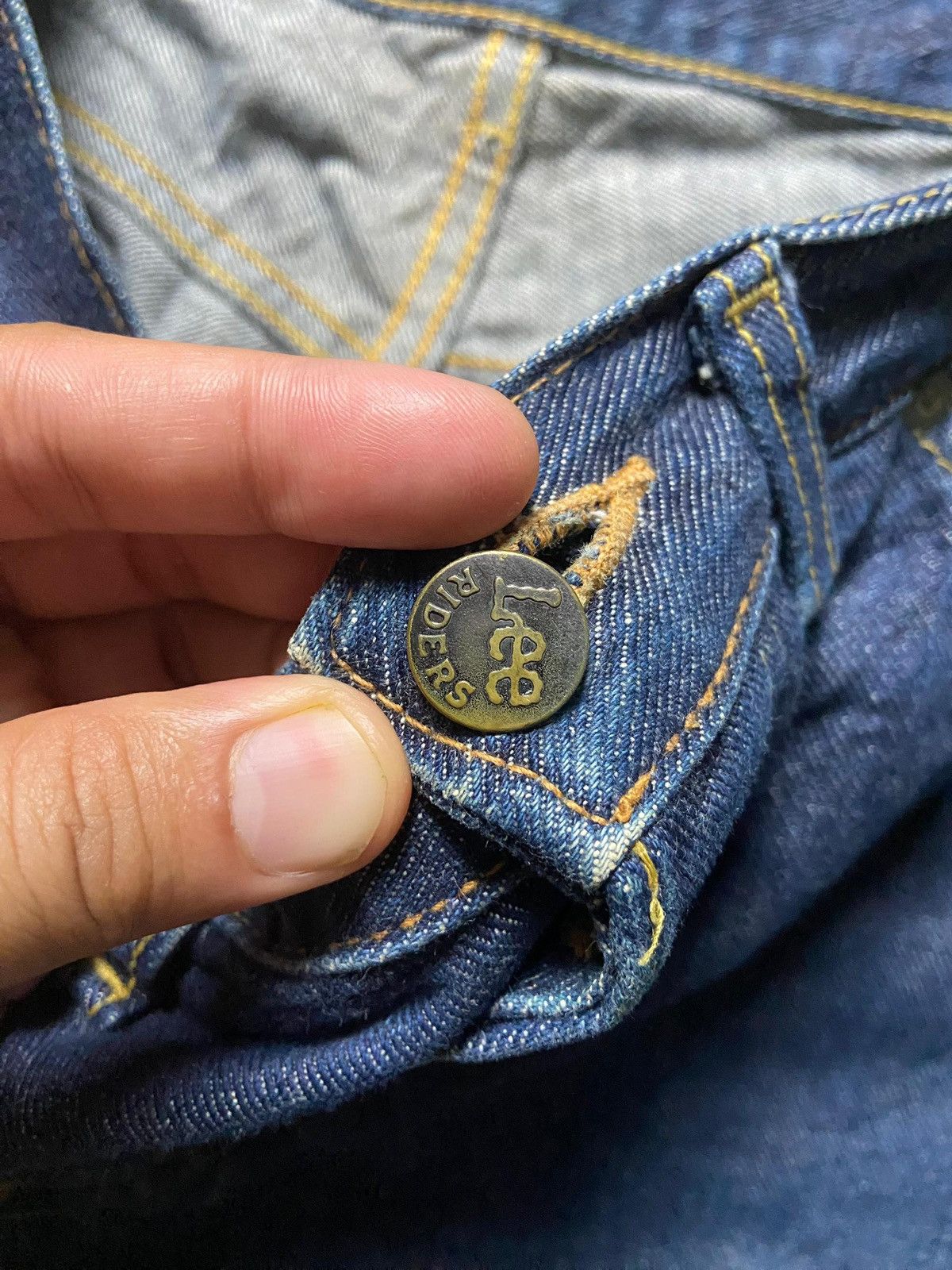 Lee Lee Riders Sanforized Denim Jeans (153) Size US 36 / EU 52 - 5 Thumbnail