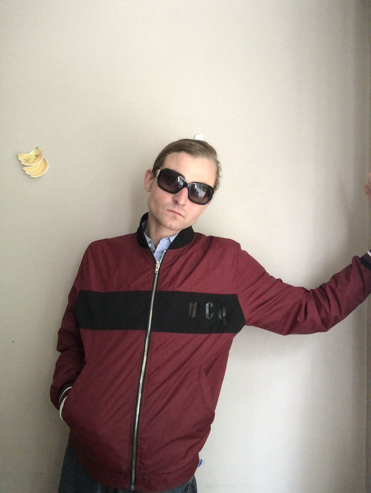 Alexander McQueen McQ Alexander McQueen Oxblood Logo Windbreaker Size US M / EU 48-50 / 2 - 16 Thumbnail