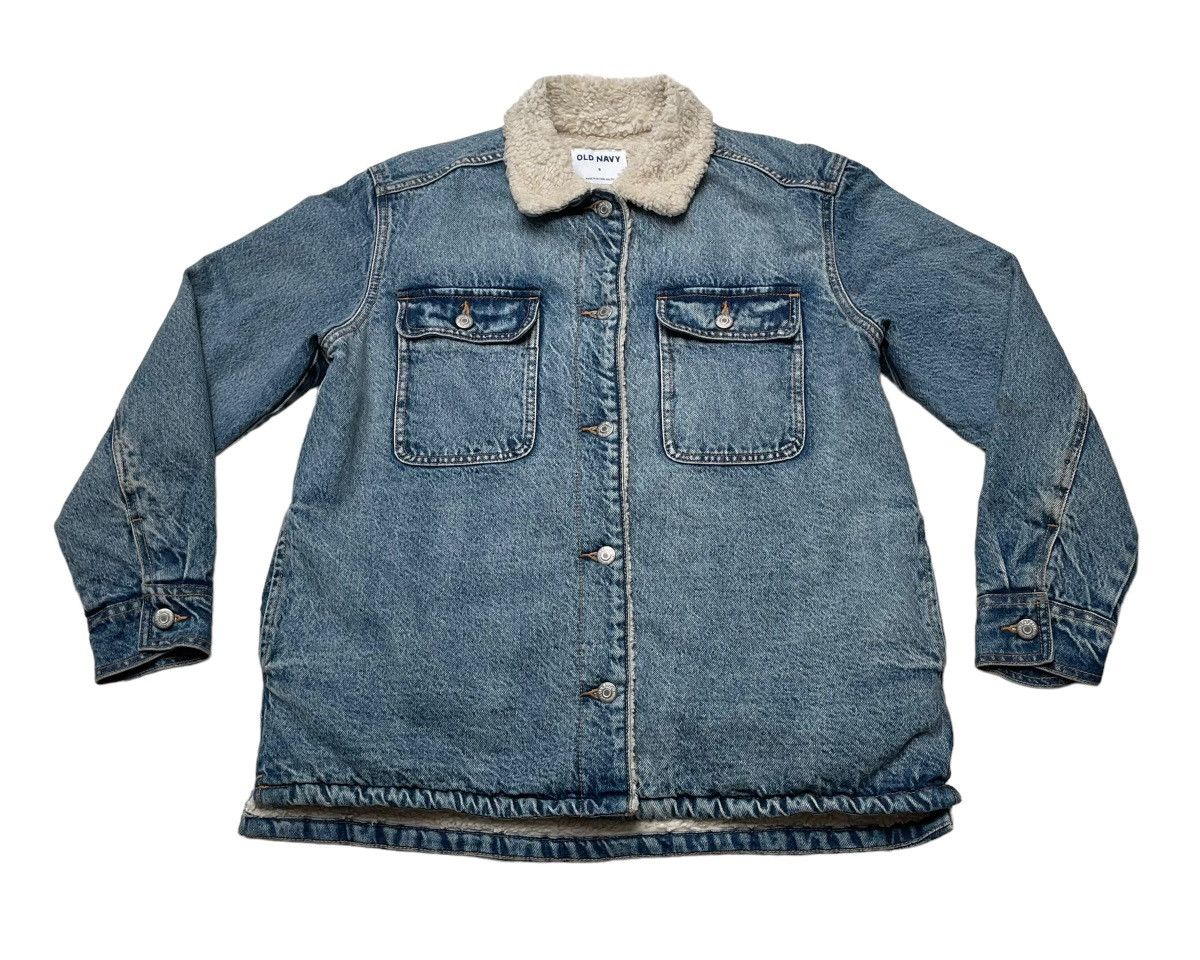 Designer × Old Navy × Vintage Vintage Brand Old Navy Sherpa Denim Jacket 2000s Size US S / EU 44-46 / 1 - 1 Thumbnail