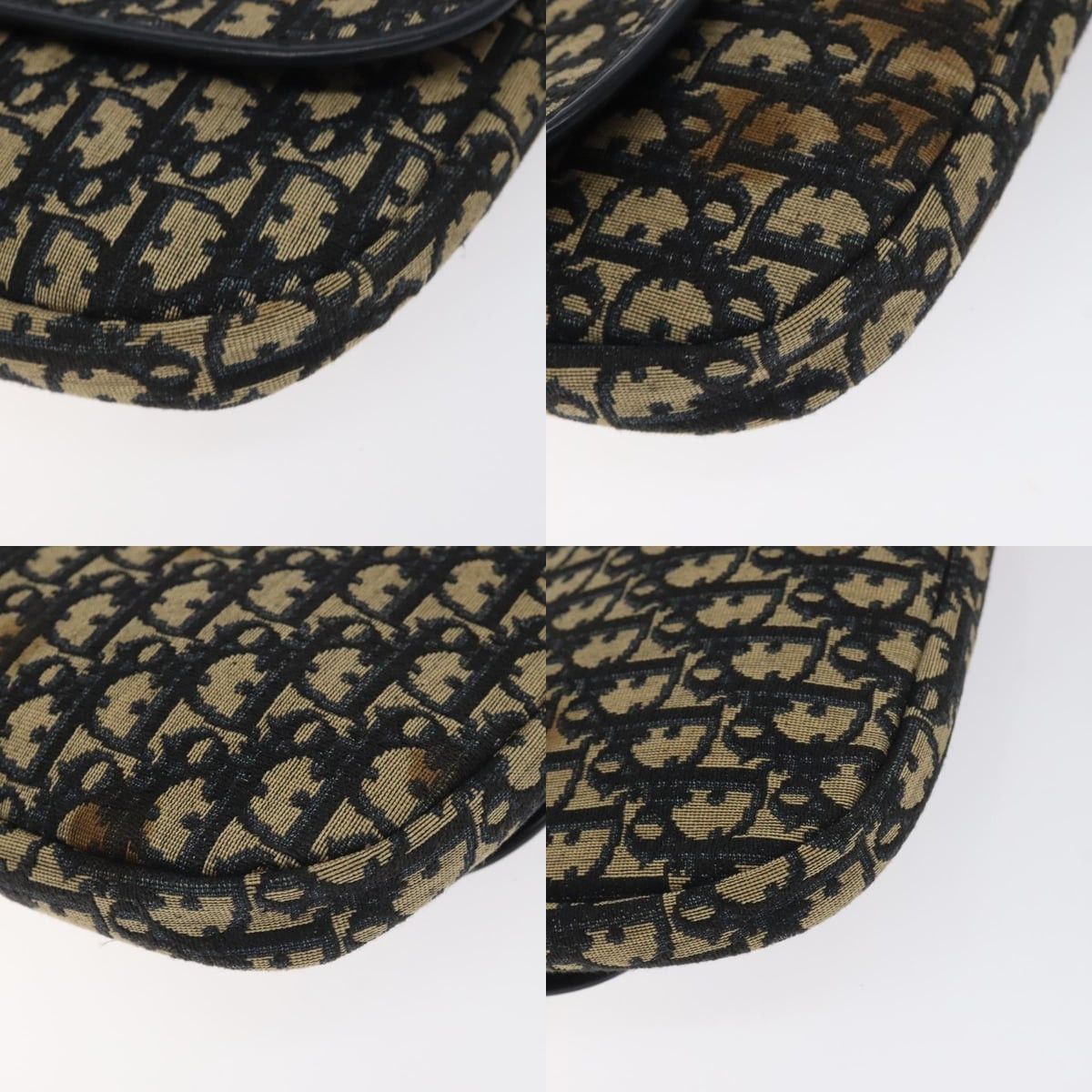 Dior DIOR Trotter Canvas Shoulder Bag Navy Size ONE SIZE - 10 Thumbnail