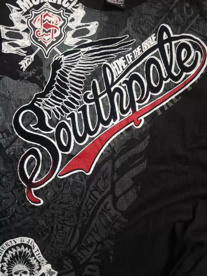 Southpole southpole grunge printed long sleeved t-shirt Size US L / EU 52-54 / 3 - 5 Thumbnail