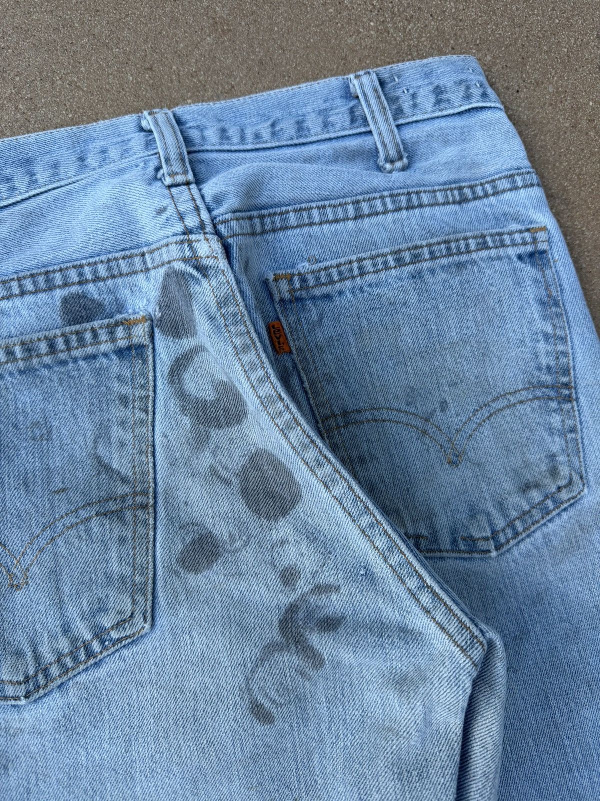 Levi's Vtg 70’s Levi’s 646 Orange Tab Bellbottom Flare Jeans 30x32 Size US 30 / EU 46 - 8 Thumbnail