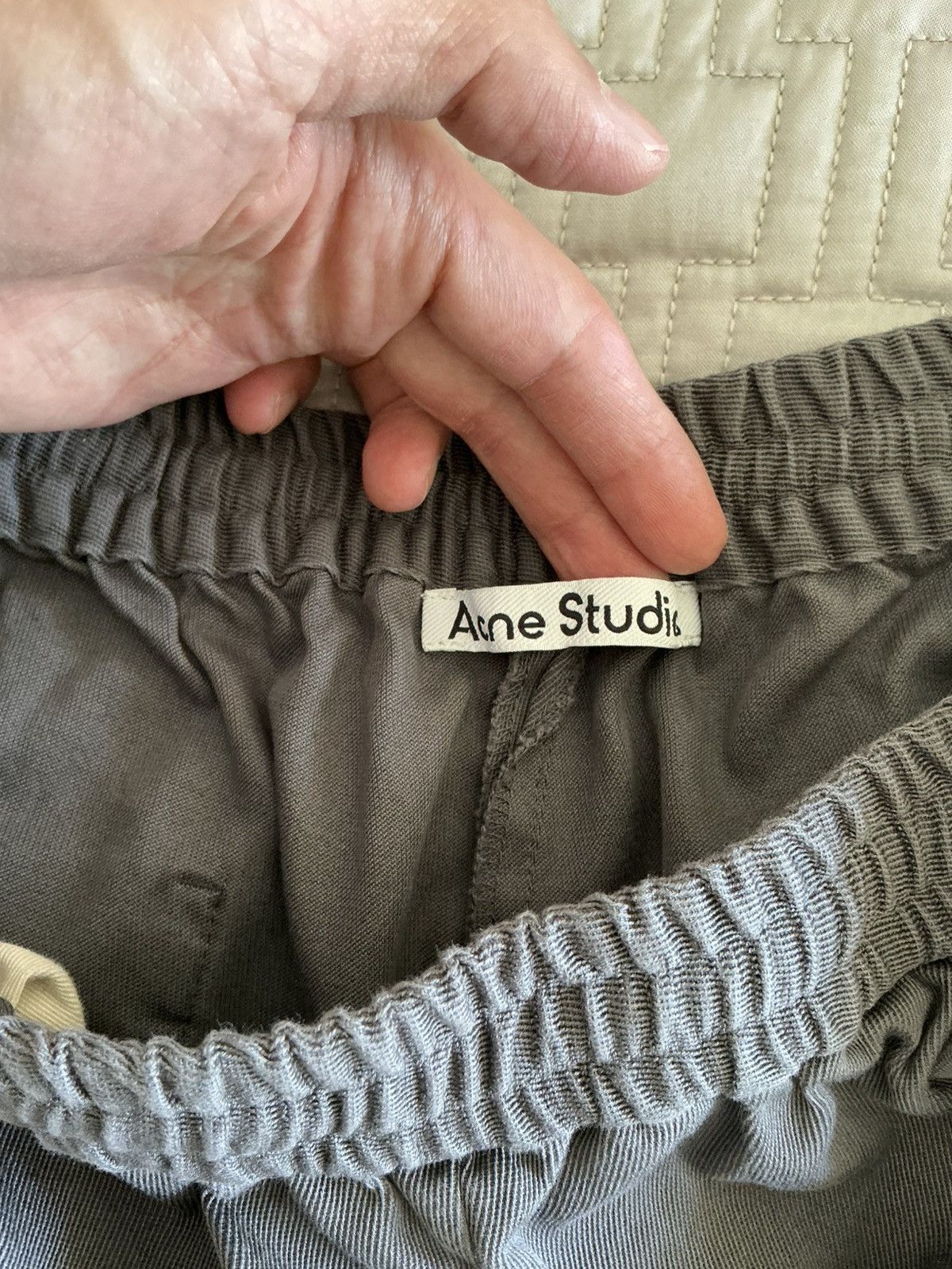 Acne Studios Acne studios Prudent Wide-Leg Cotton-Twill Trousers size 48 Size US 32 / EU 48 - 3 Thumbnail