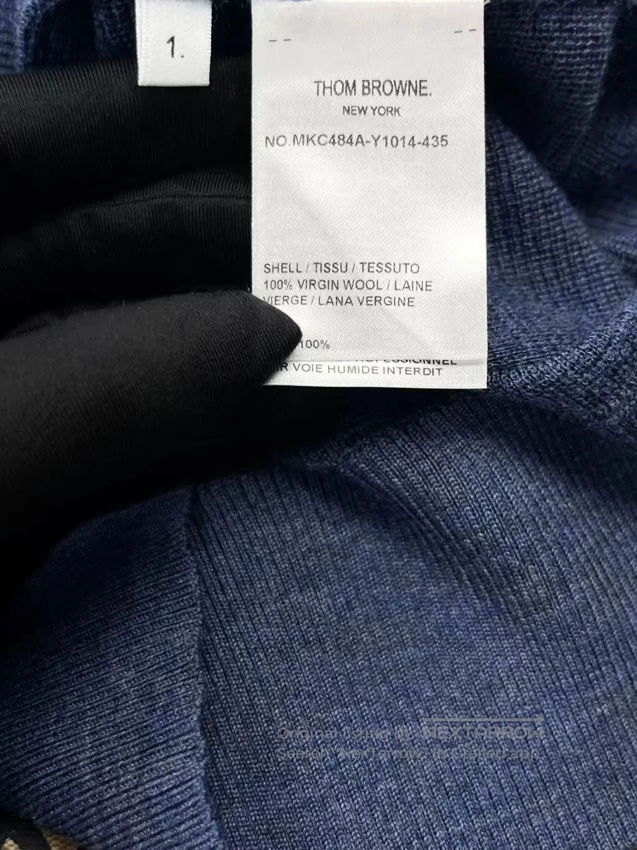 Thom Browne thom browne blue black striped cardigan. Size US M / EU 48-50 / 2 - 5 Thumbnail