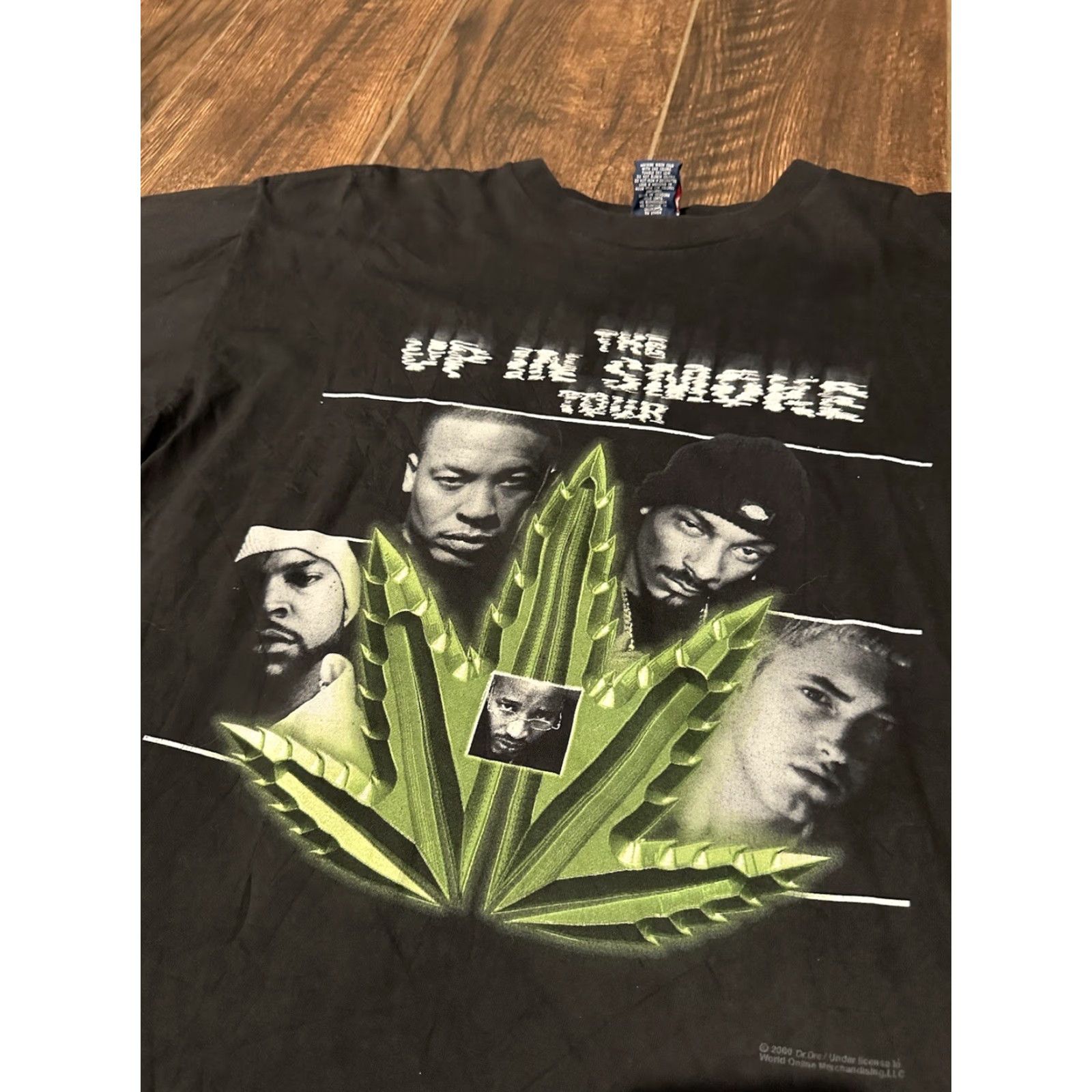 Vintage VINTAGE 2000 Up In Smoke Tour Shirt Large Em Dre Snoop Cube Rap Tee Size US L / EU 52-54 / 3 - 6 Thumbnail