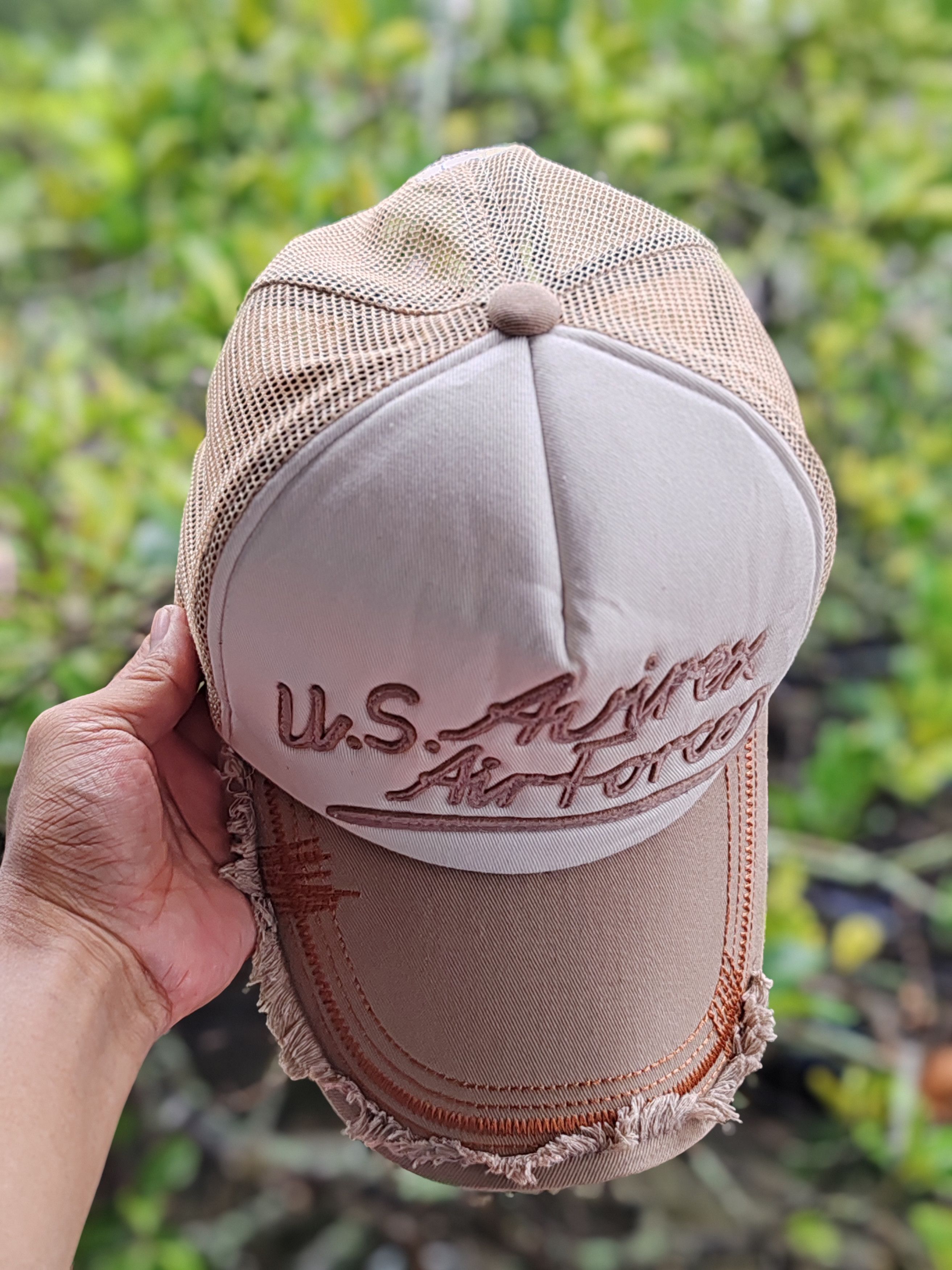 Avirex Avirex Distressed stlye trucker hat cap Size ONE SIZE - 2 Thumbnail