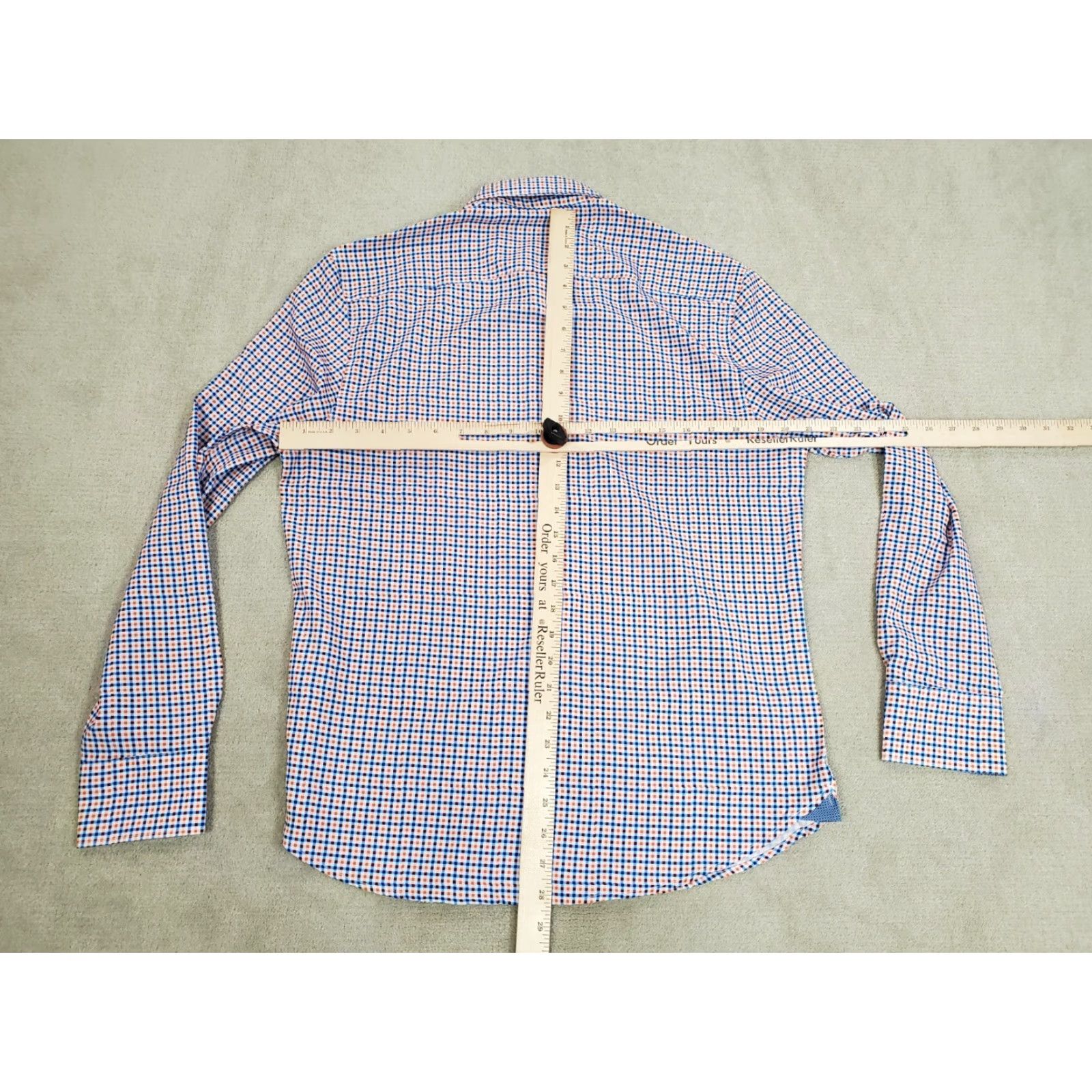 Vintage Con.Struct Shirt Mens Medium White Blue Button Up 4 Way Stretch Performance Shirt Casual/Outdoor 4-Way Stretch Slim Button-Down Collar Men Size US M / EU 48-50 / 2 - 4 Thumbnail