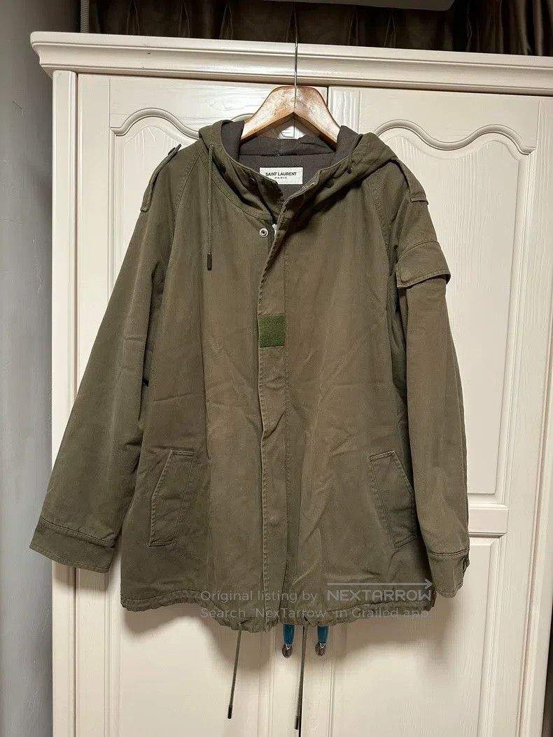 Saint Laurent Paris Saint Laurent Paris Military Green Jacket Size US M / EU 48-50 / 2 - 1 Thumbnail