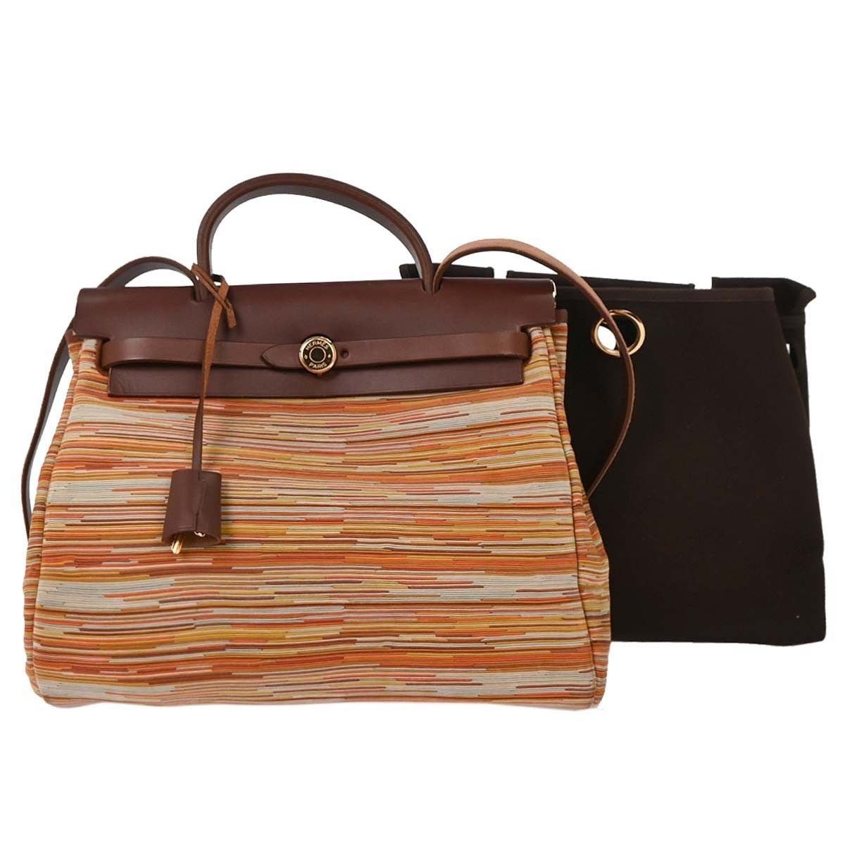 Hermes Herbag Vibrato and Leather