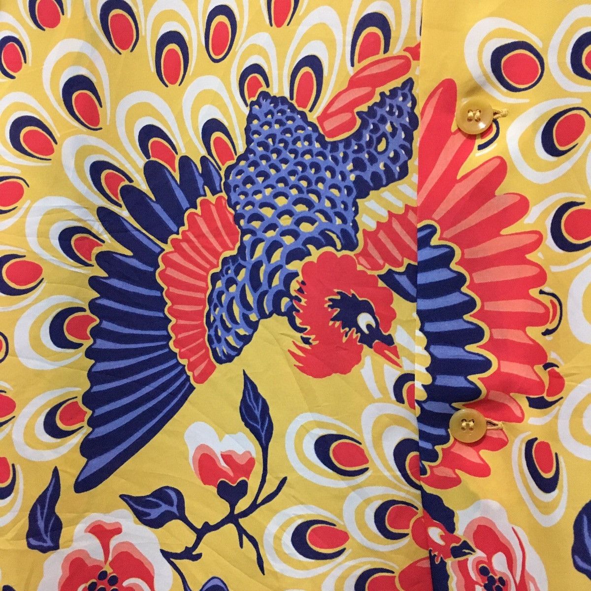 Japanese Brand 💥SOLD💥 Vintage Sun Surf Hawaiian Shirt Peacock Size US M / EU 48-50 / 2 - 13 Thumbnail