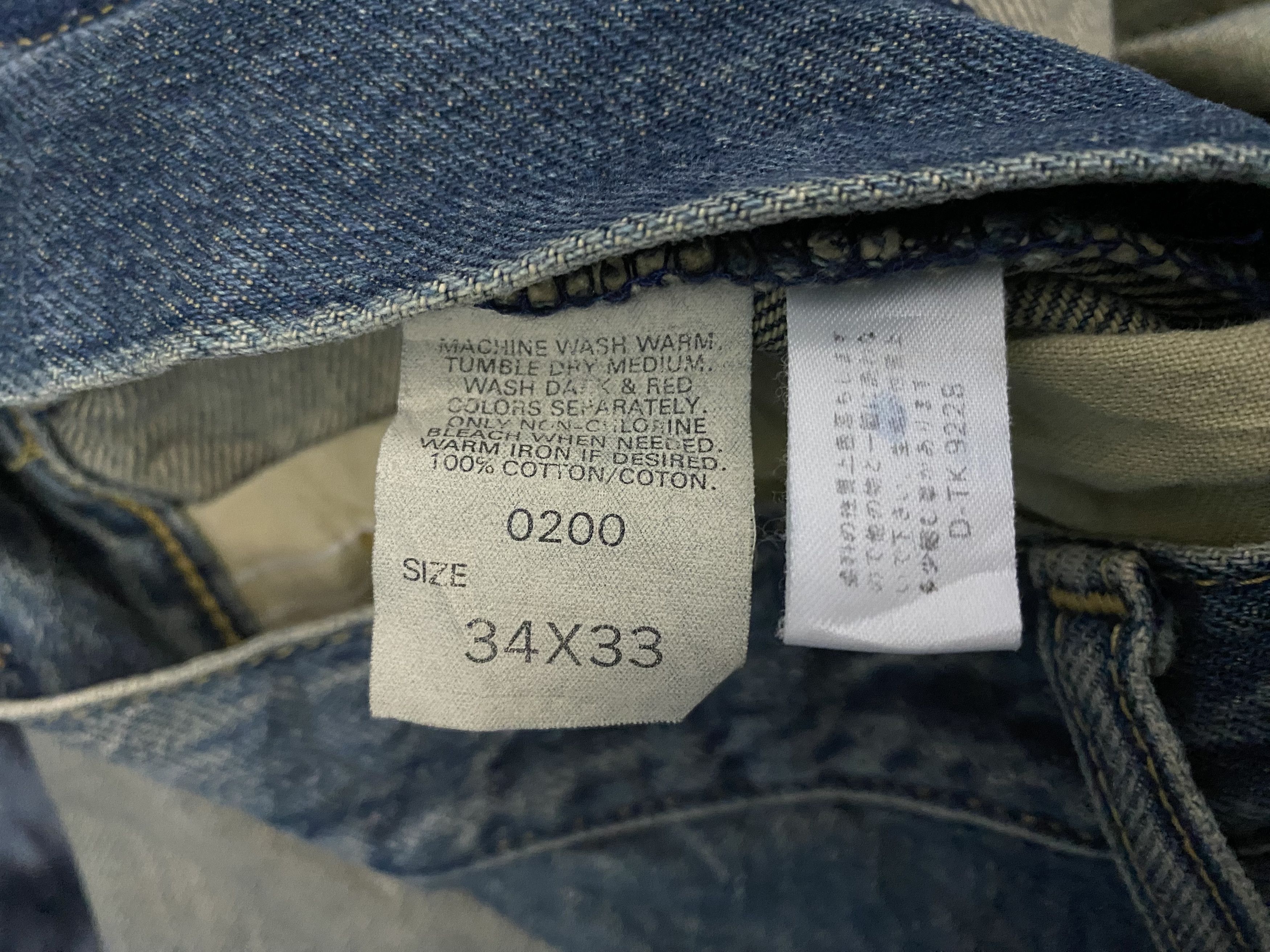 Lee Retro 90s Lee Dark Wash Faded Denim Workwear Jeans 34 Size US 34 / EU 50 - 15 Thumbnail