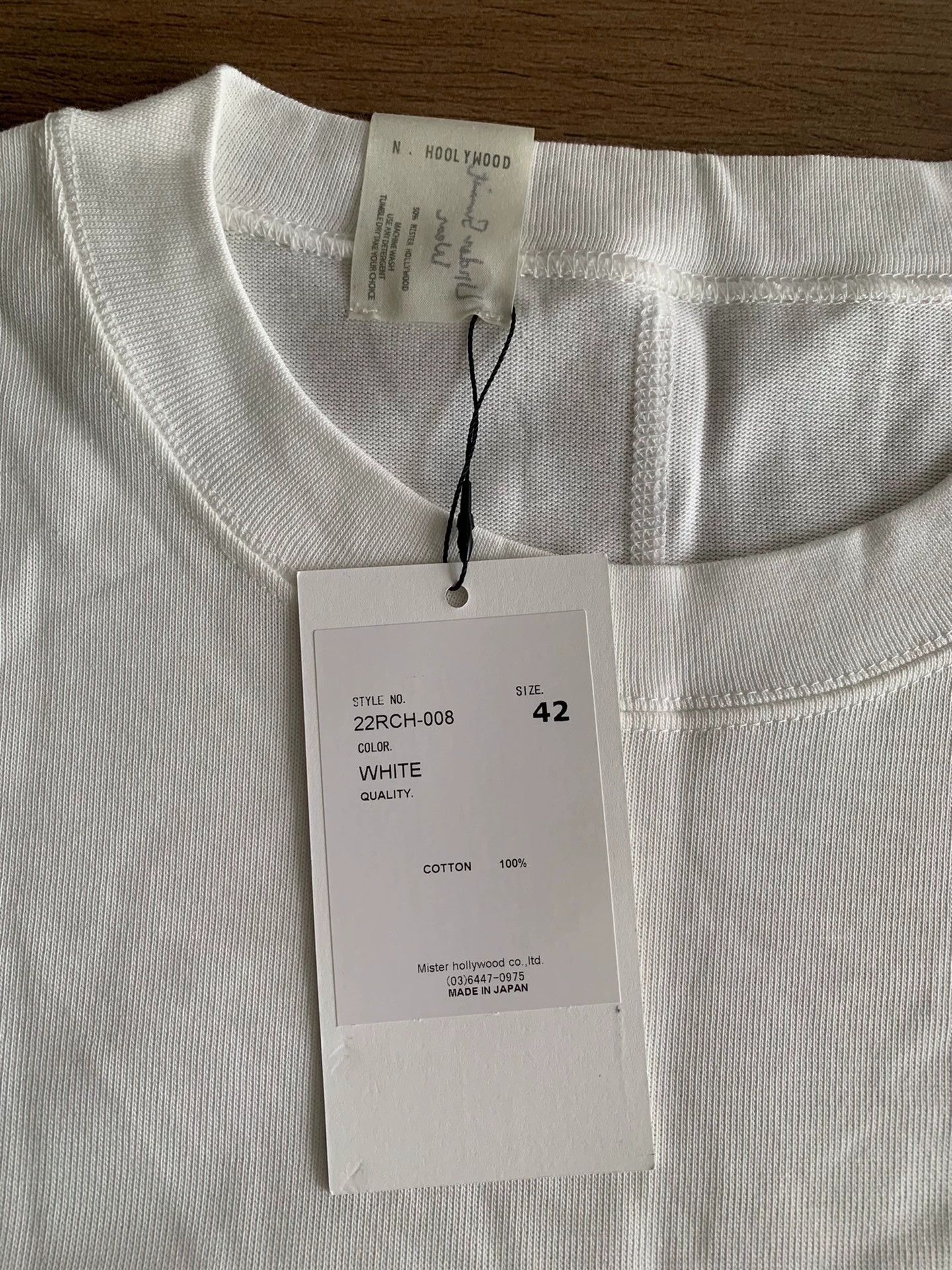 N.Hoolywood N.HOOLYWOOD TS Oversized Drop Shoulder SS JPN 42 Size US XS / EU 42 / 0 - 3 Thumbnail