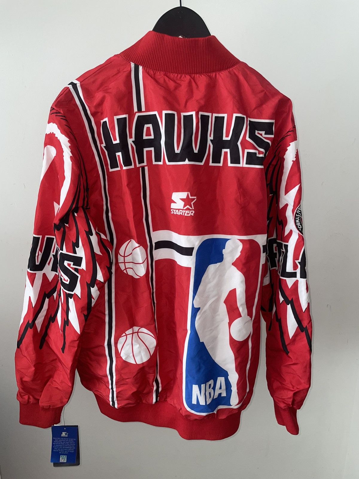 NBA Starter Bomber Atlanta Hawks Size US L / EU 52-54 / 3 - 2 Thumbnail