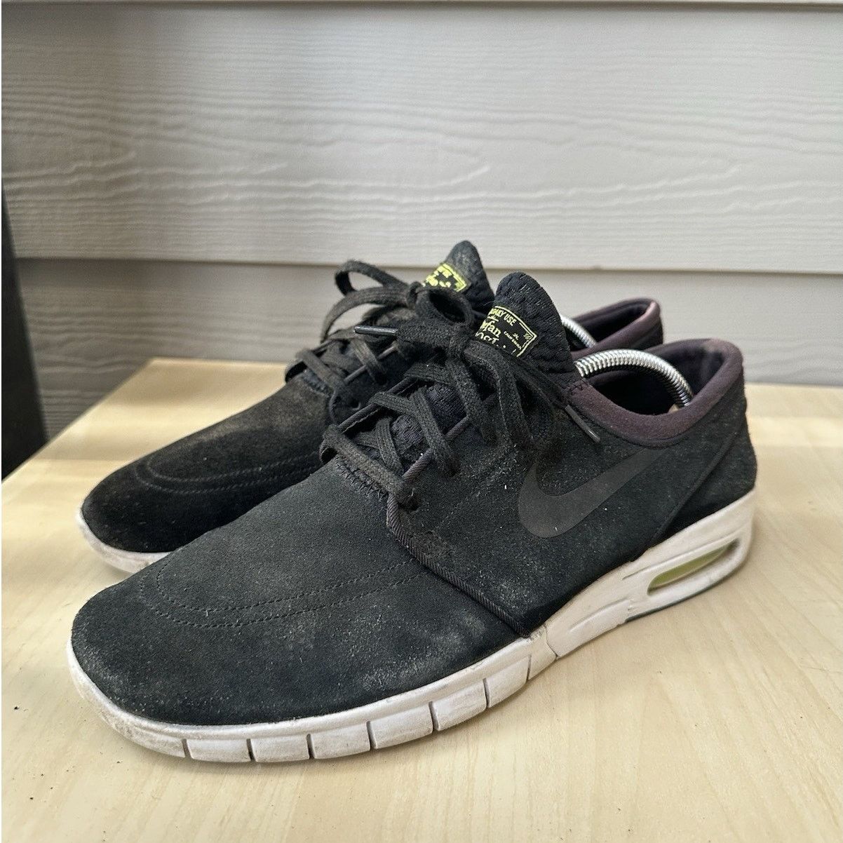 Nike Size 11 Nike SB Stefan Janoski Max Suede Black Size US 11 / EU 44 - 1 Thumbnail